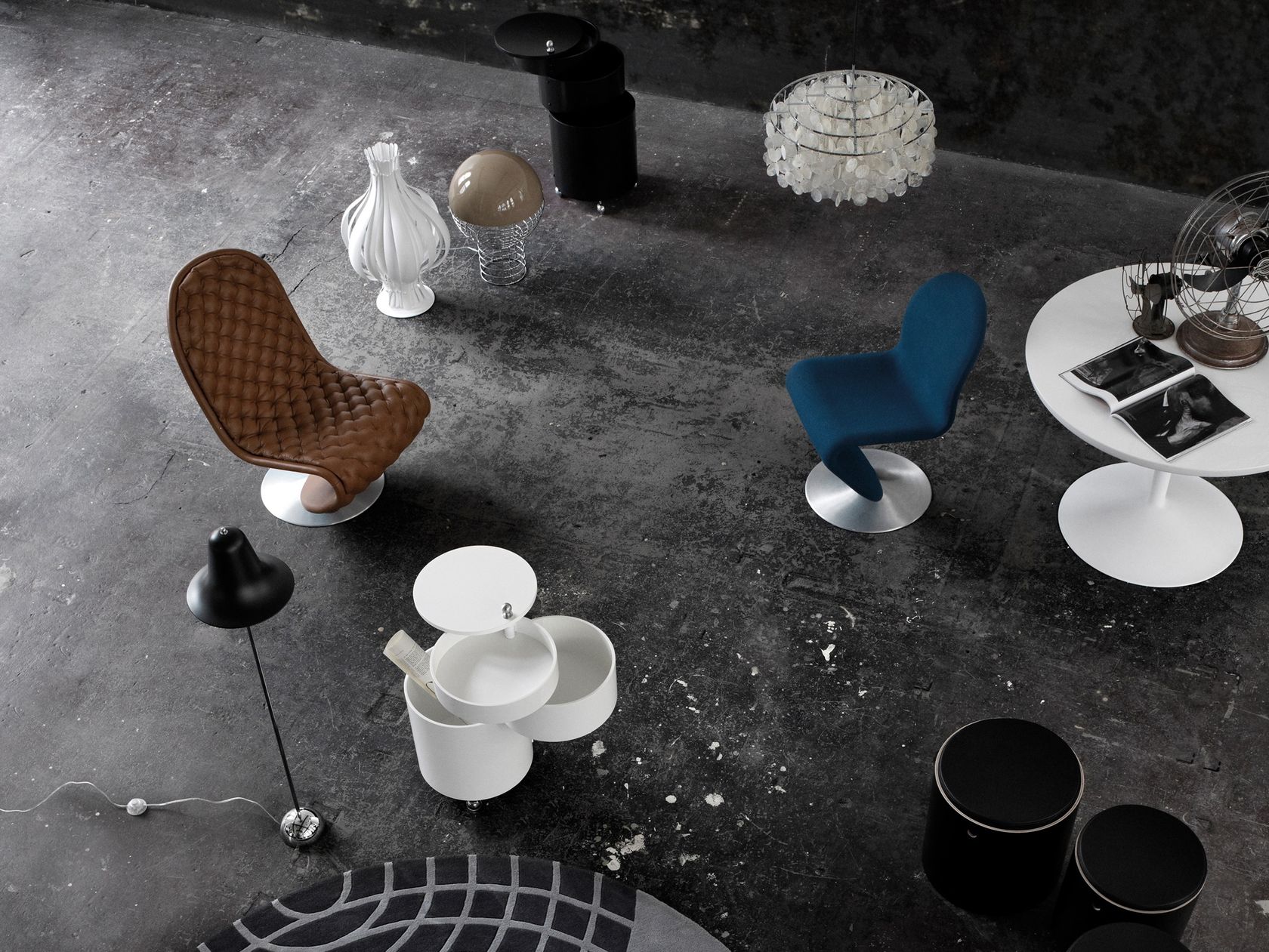 SYSTEM 123 DELUXE | Armchair By Verpan design Verner Panton