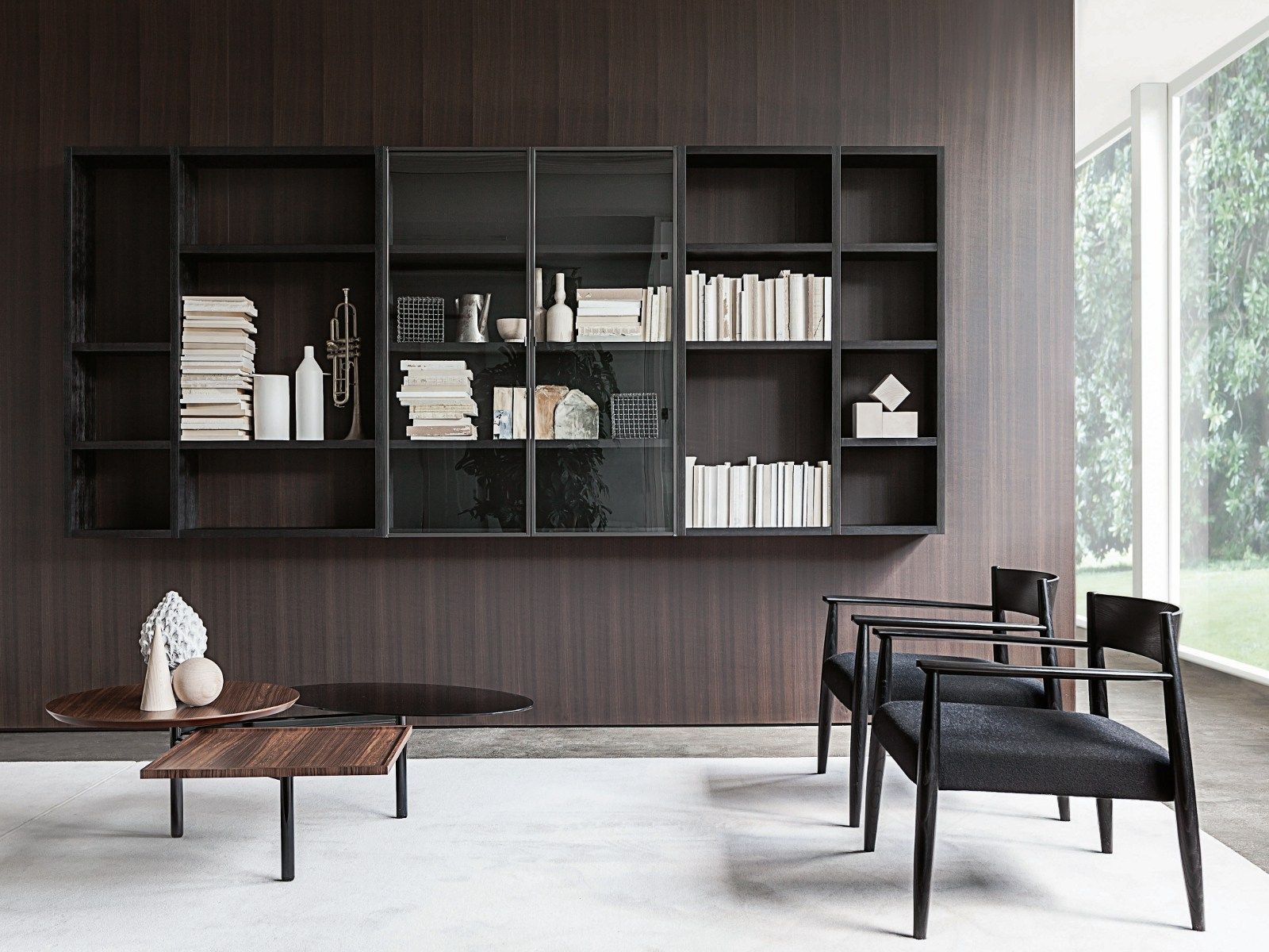 SYSTEM | Wall cabinet By Porro design Piero Lissoni