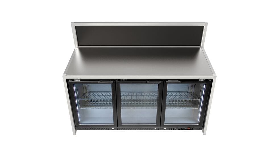 REFRIGERATED BAR COUNTER Refrigerated prep table By Station Deus®
