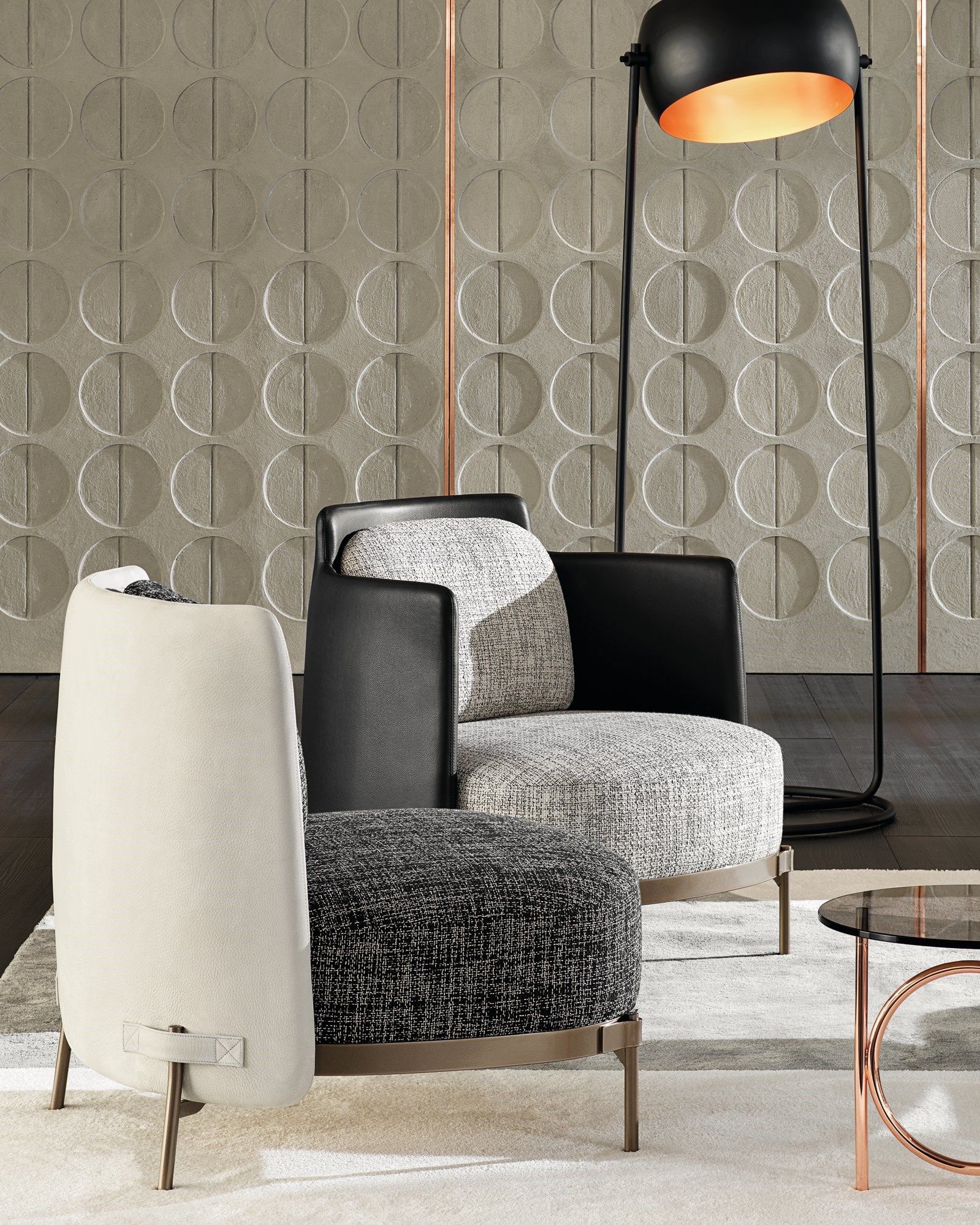 TAPE Armchair By Minotti | design Nendo