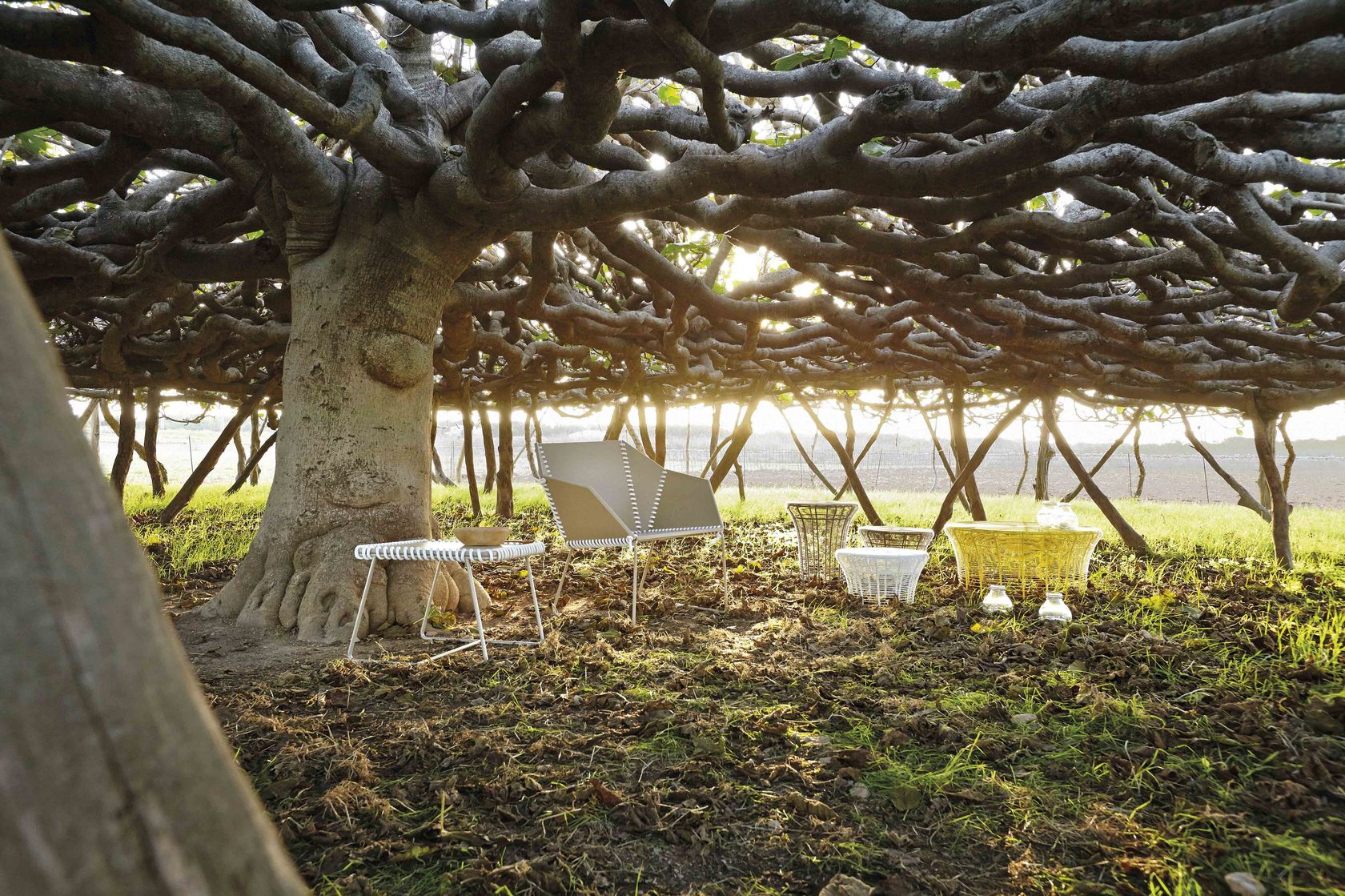 TEXTILE Garden easy chair By GANDIABLASCO design Ana Llobet