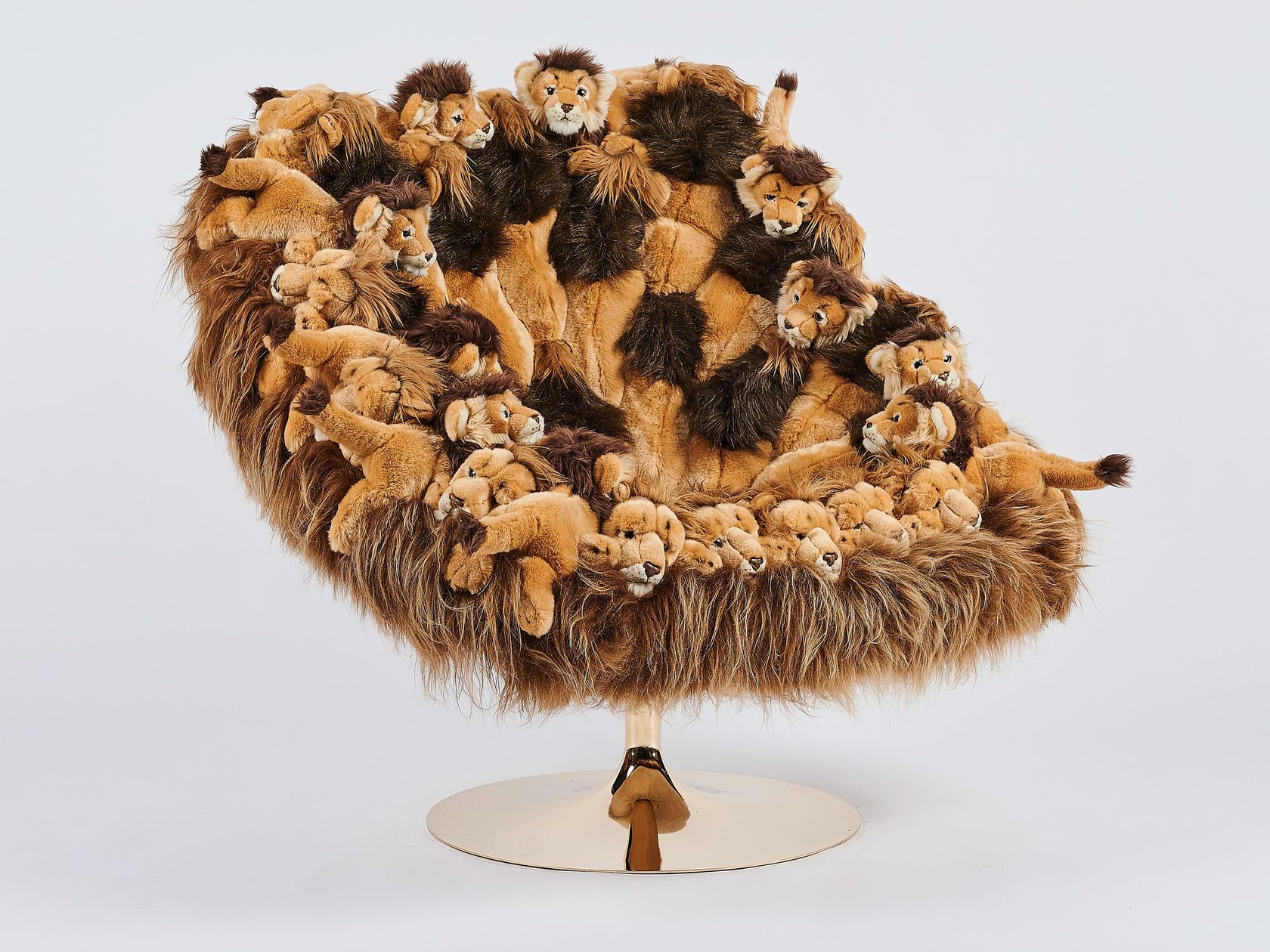 THE LION KING Upholstered polyester armchair By APCOLLECTION