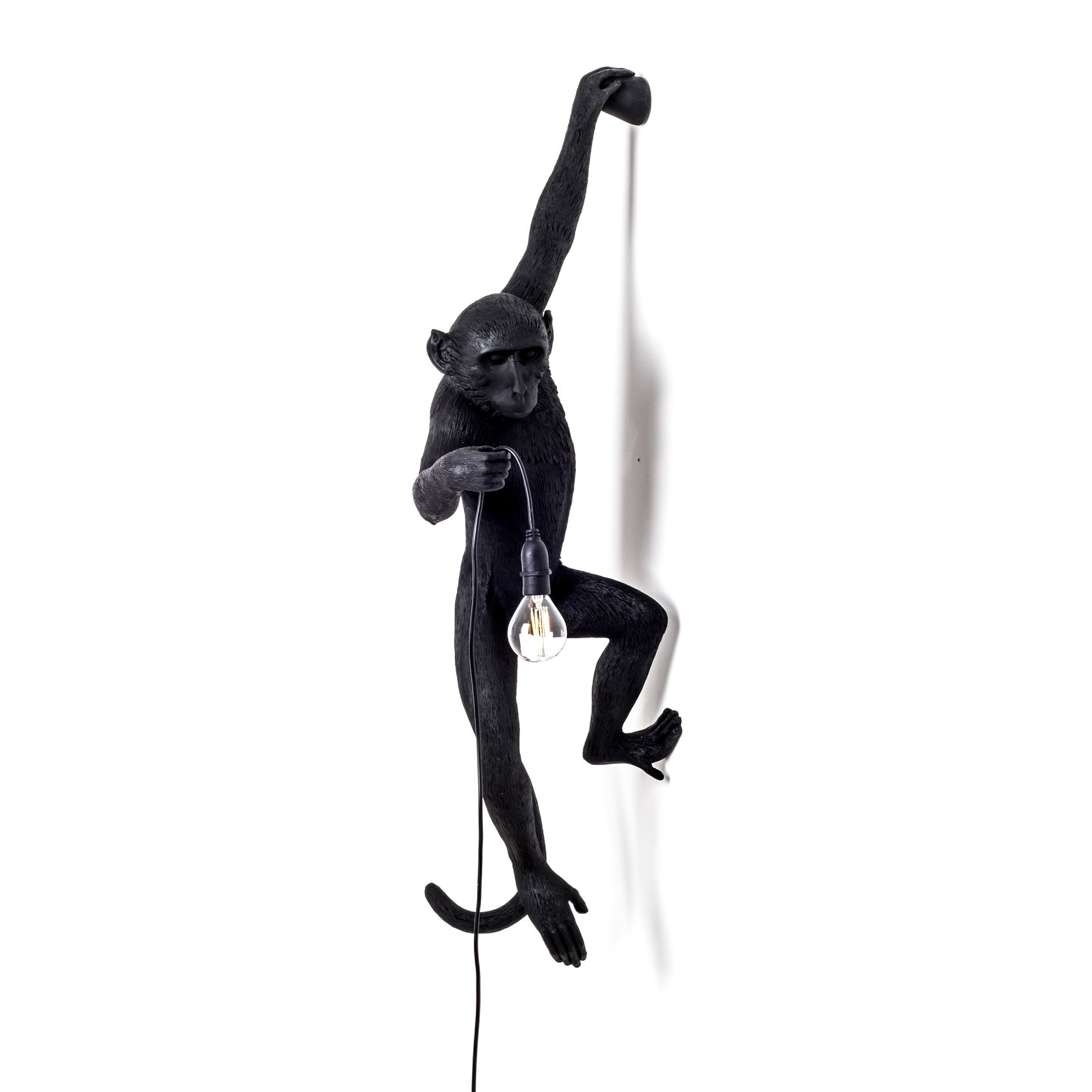 THE MONKEY LAMP BLACK HANGING Wall lamp By Seletti