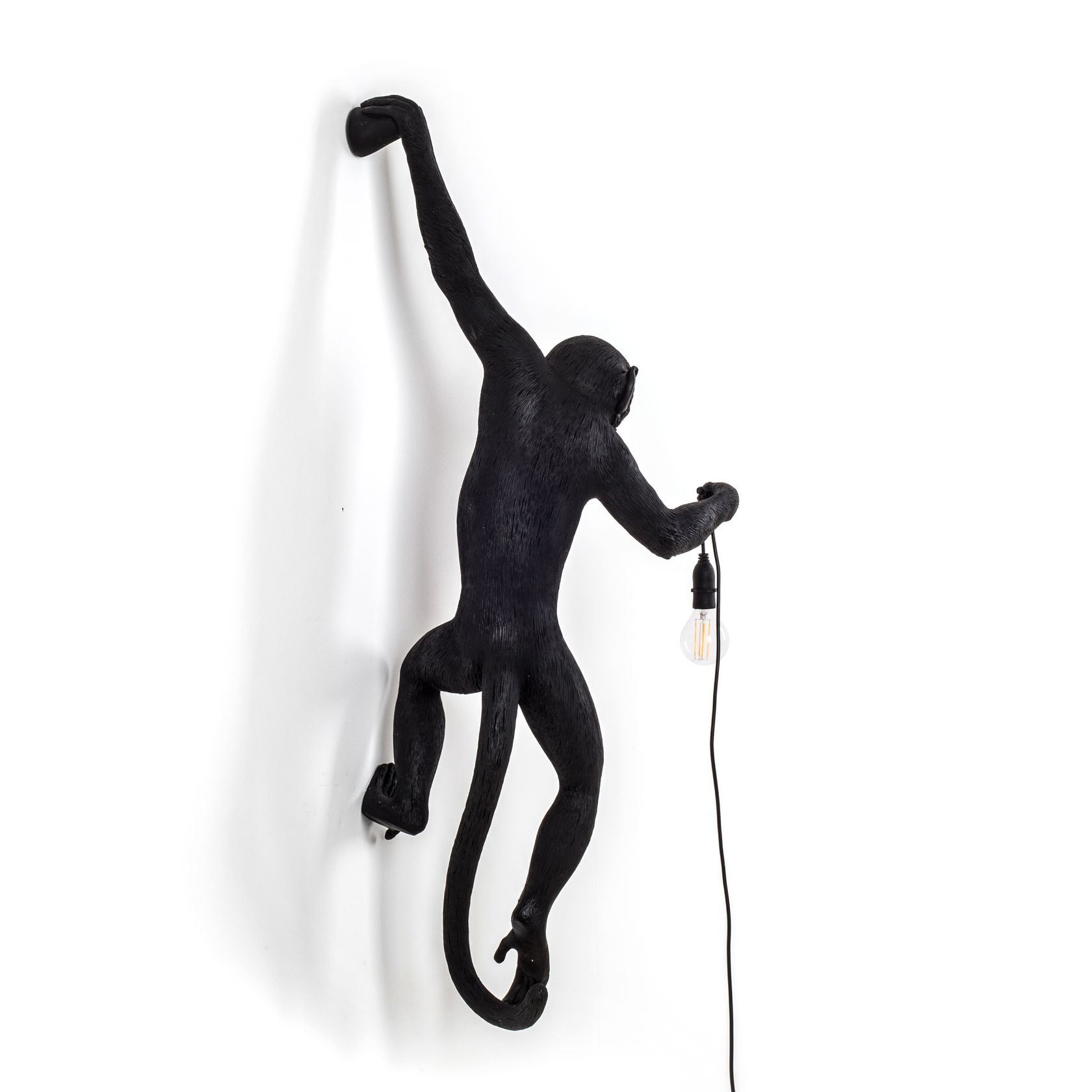 THE MONKEY LAMP BLACK HANGING Wall lamp By Seletti