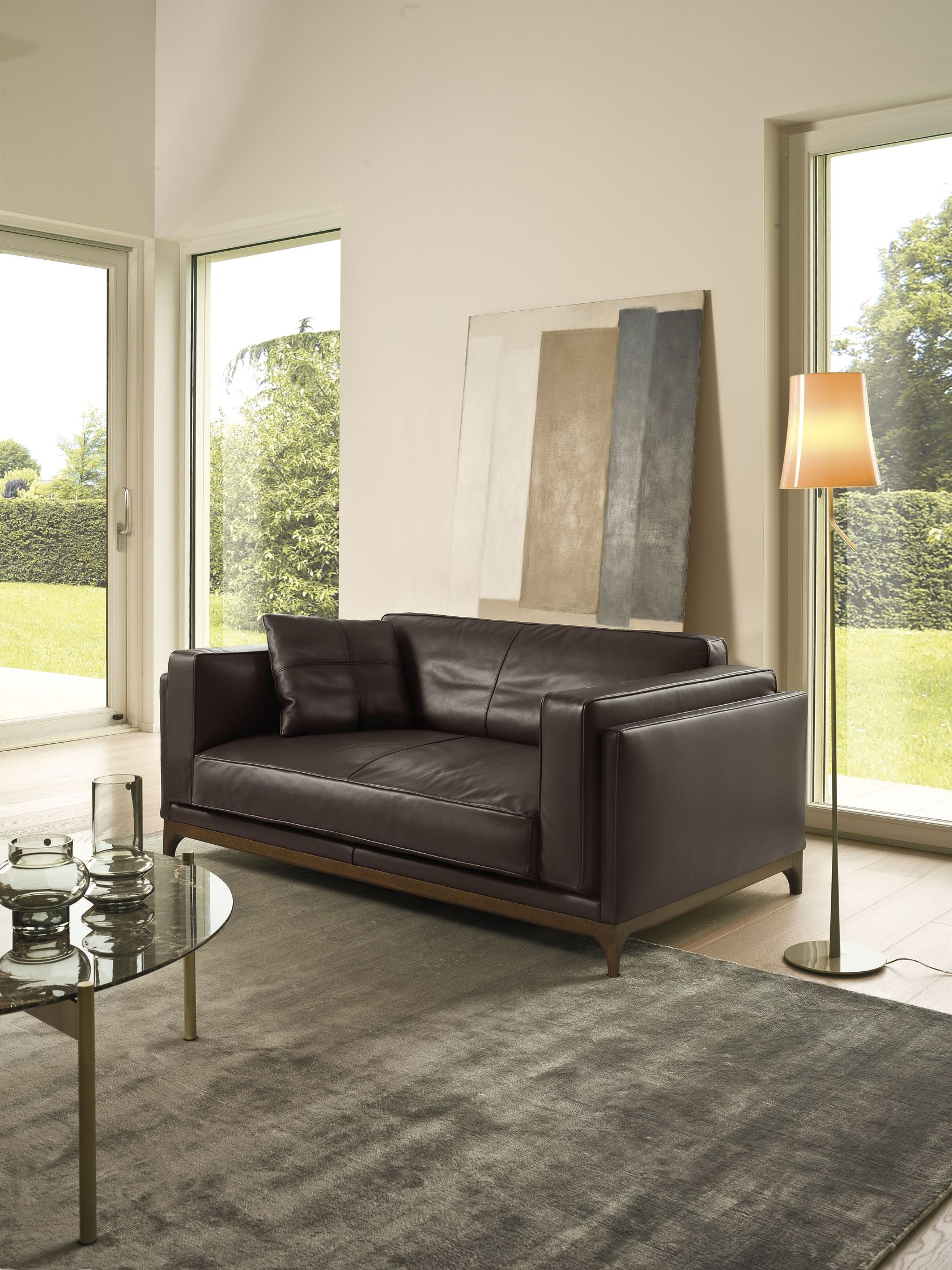TIME - Canapé 2 places tissu personnalisable - Vue supplémentaire 1