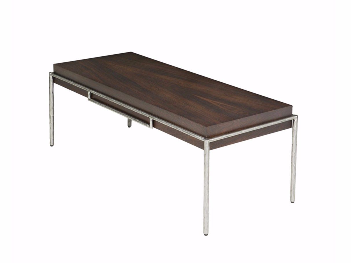 Rectangular Imbuia wood coffee table TIRRENA By Hamilton Conte Paris