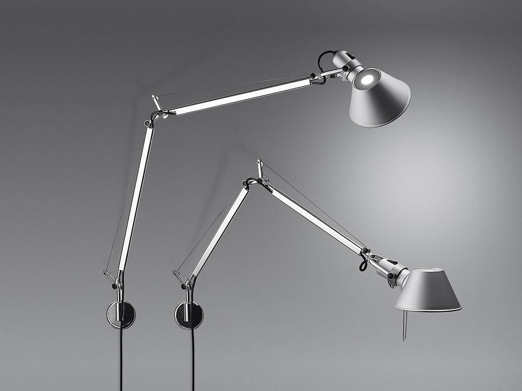 TOLOMEO Adjustable aluminium wall lamp By Artemide