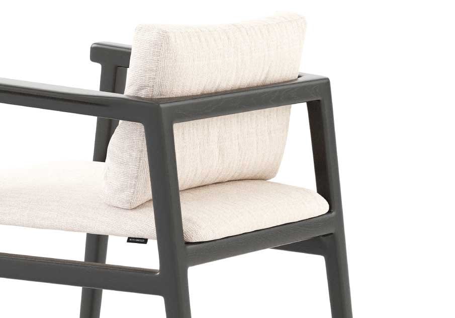 TORO Upholstered fabric chair with armrests By Stylish Club design