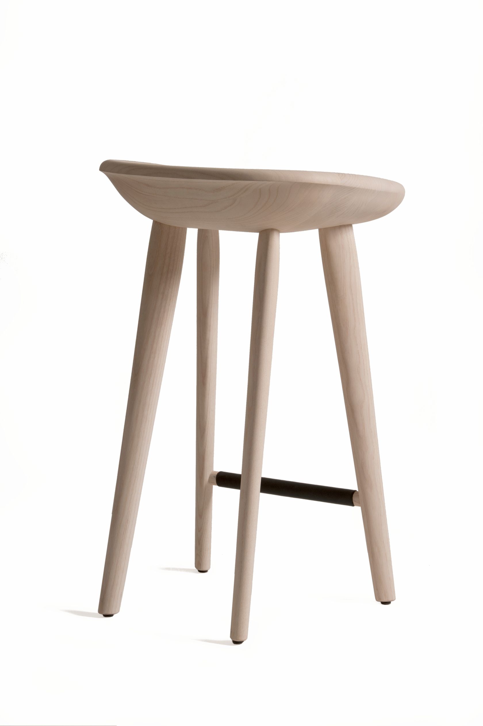 Tabouret De Douche En Bois Massif Avec étagère Et Repose-pieds - 36,6 X 34,5 Cm - Pour Salle De Bain, Entrée, Personnes âgées