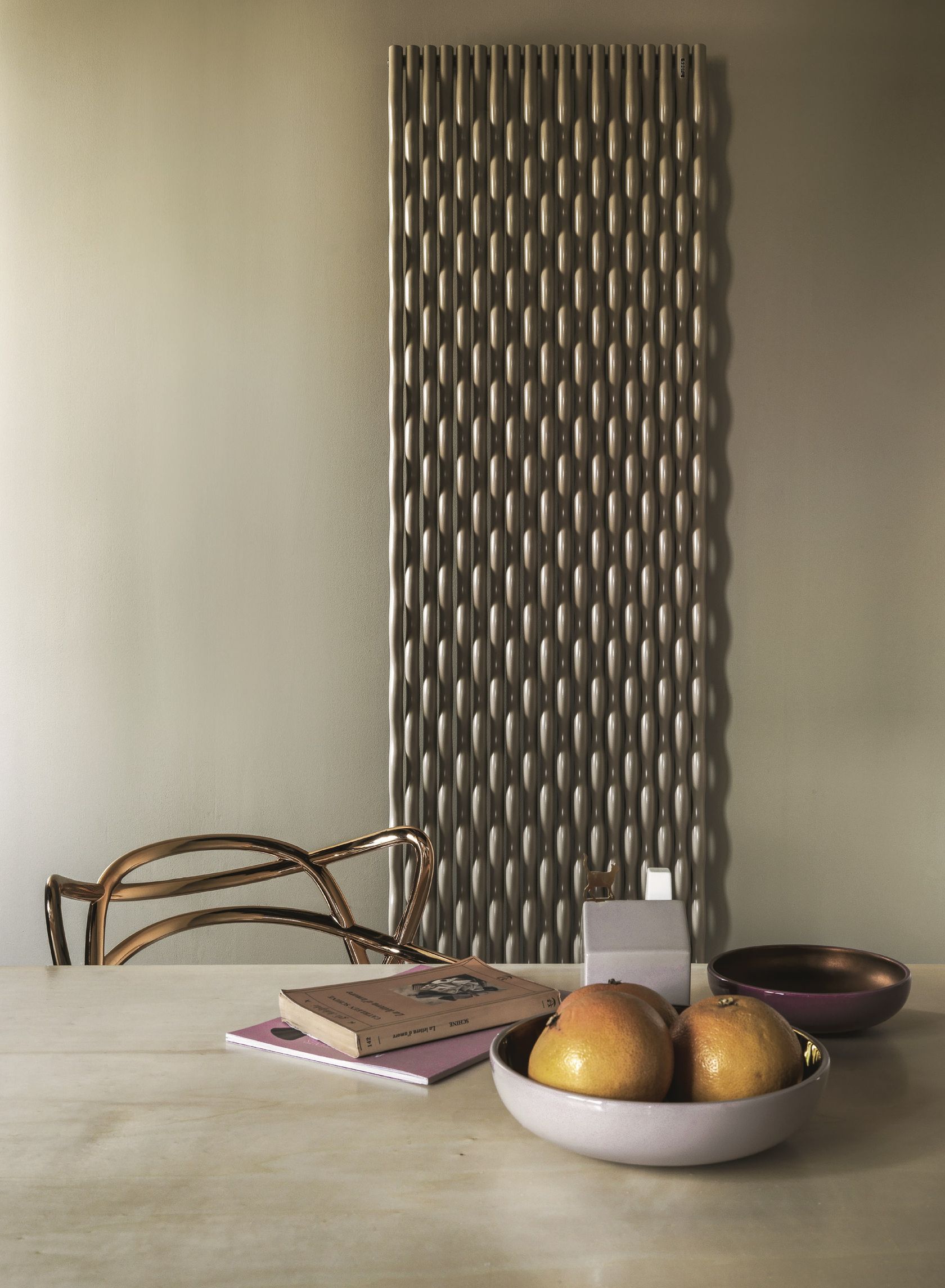 Wall-mounted decorative radiator TRAME By Tubes Radiatori design ...