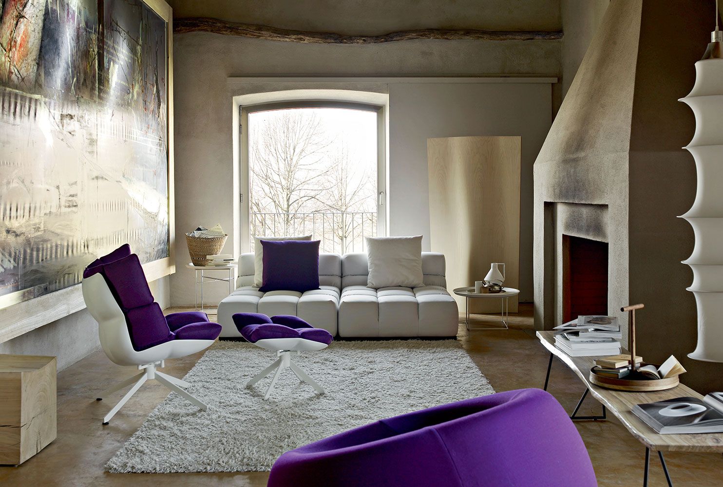 TUFTY TIME LEATHER | 沙发 沙发 By B&B Italia | design Patricia Urquiola