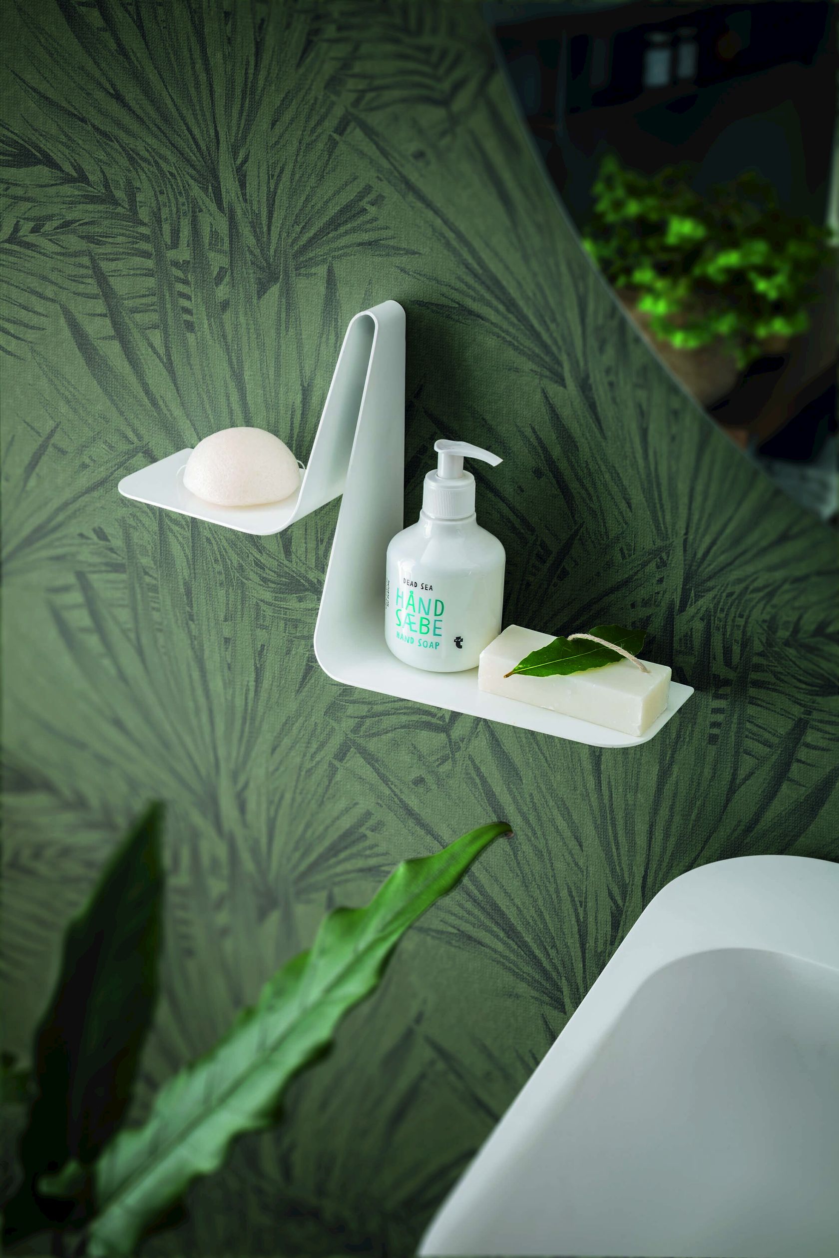 Metal bathroom wall shelf TULIP Metal bathroom wall shelf Tulip