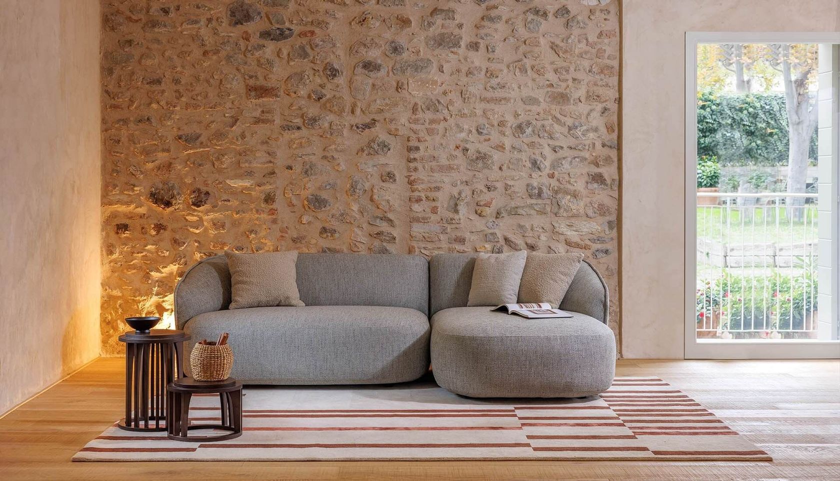 SIBYLLA - Canapé modulable en tissu - Vue supplémentaire 2