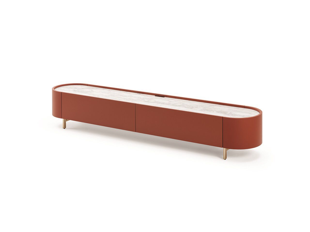 ROMA Mobile TV in legno By Turri | design Monica Armani