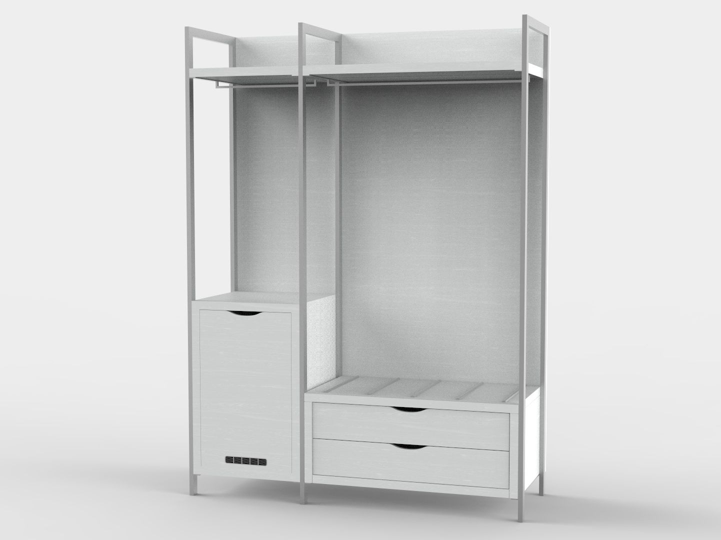 URBAN AM 17 Clothes rack / Luggage carrier By Mobilspazio