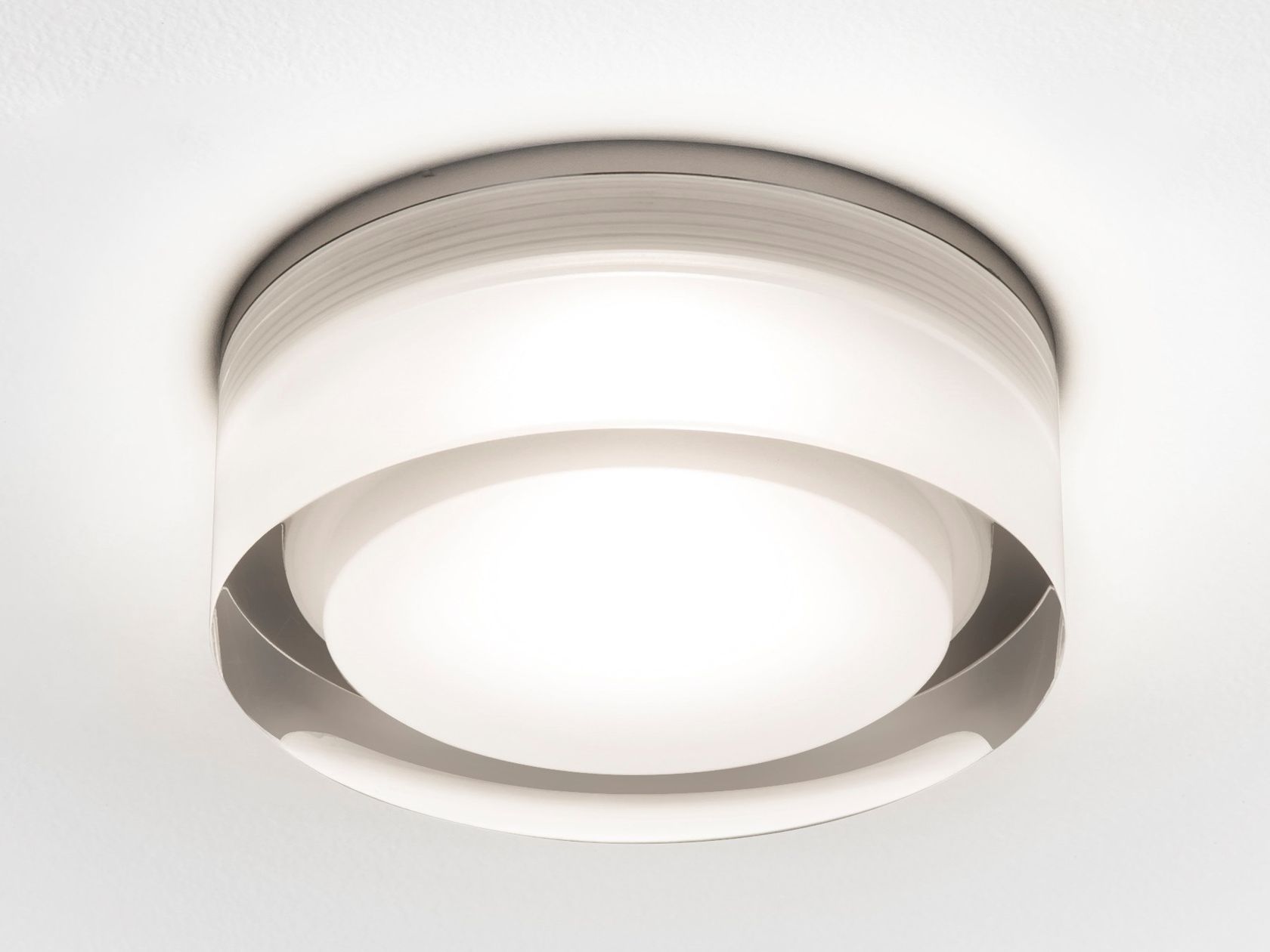 VANCOUVER ROUND 90 LED round ceiling acrylic glass spotlight By Astro