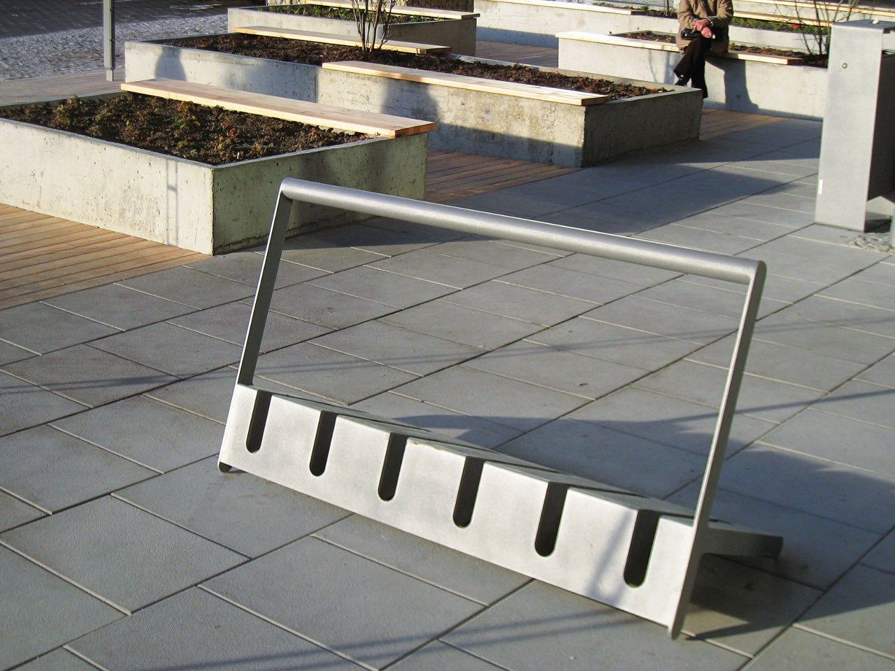 Steel Bicycle rack VELO By mmcité1 design David Karásek, Radek Hegmon