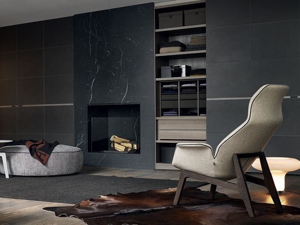 VENTURA LOUNGE Armchair By Poliform design JeanMarie Massaud