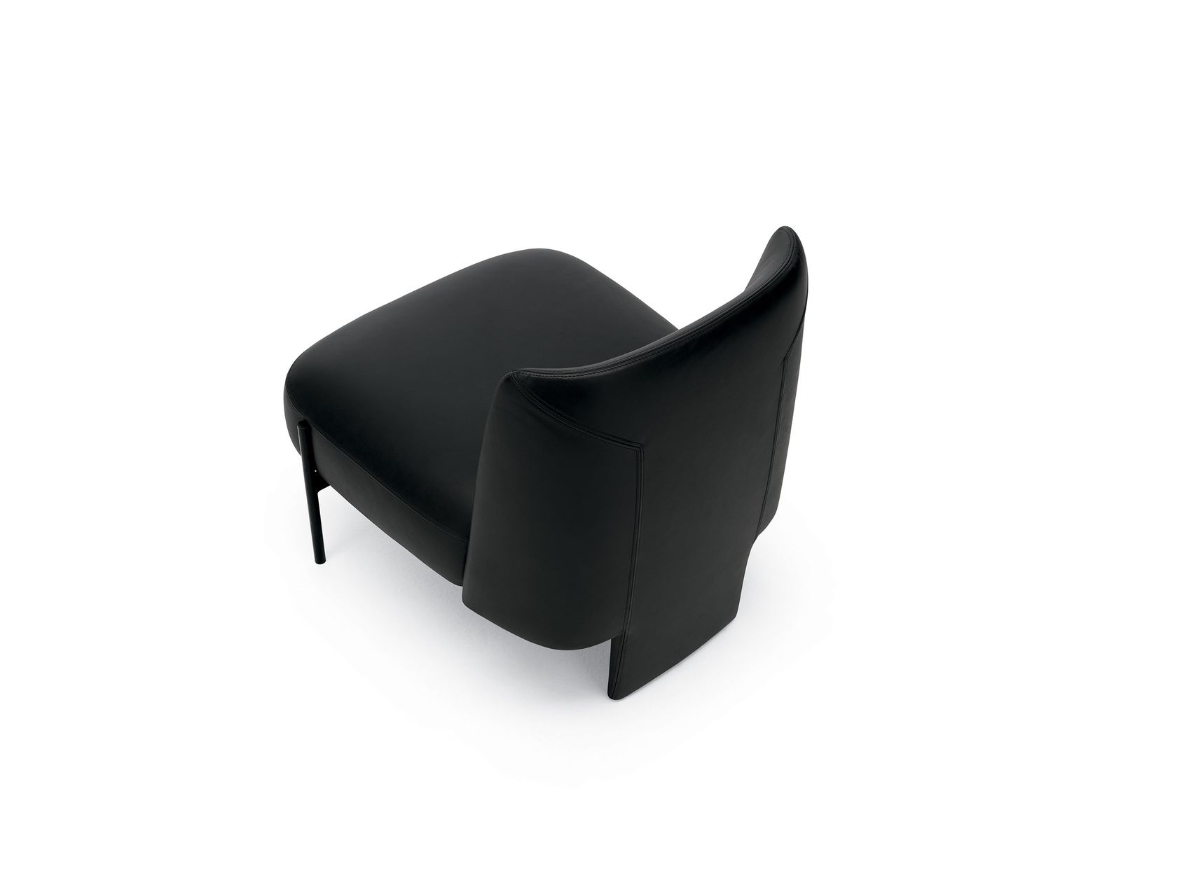 VIRGIN Leather easy chair MisuraEmme Collection By MisuraEmme design