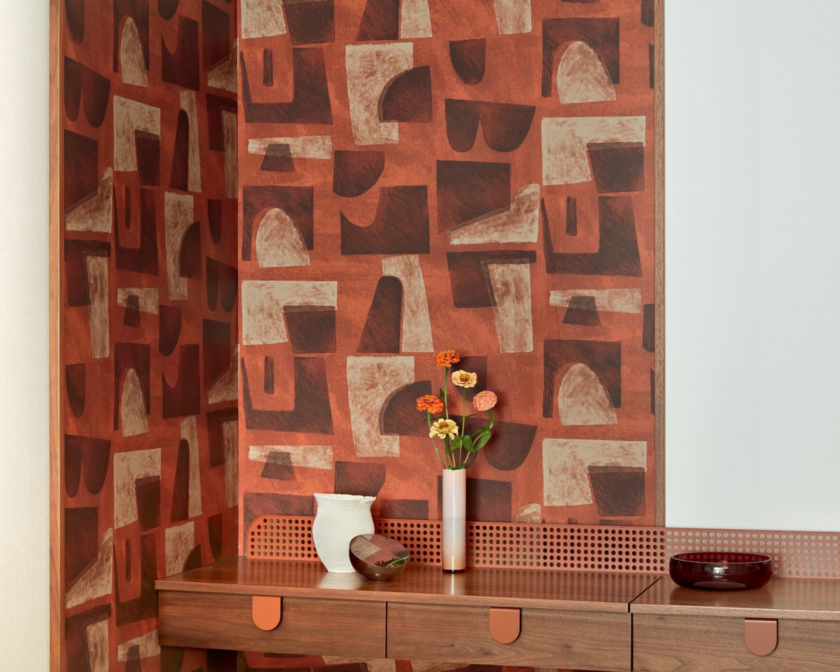 Motif nonwoven wallpaper VOILES DE PAPIER TUTTO Voiles de papier