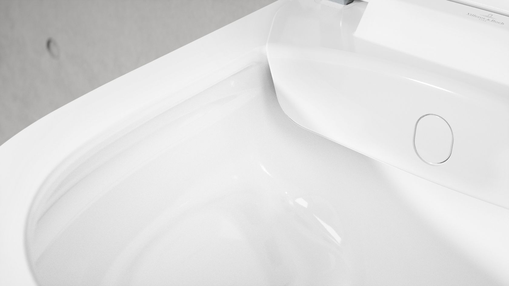 Toilet with bidet VICLEANI 100 By Villeroy & Boch