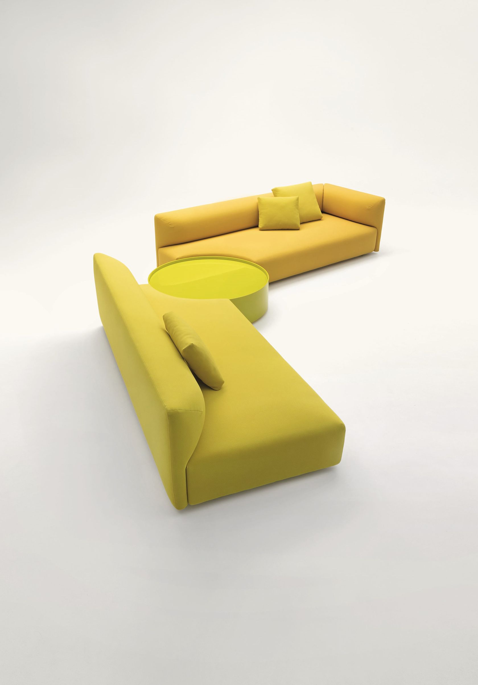 Modular fabric sofa with removable cover WALT By Paola Lenti design