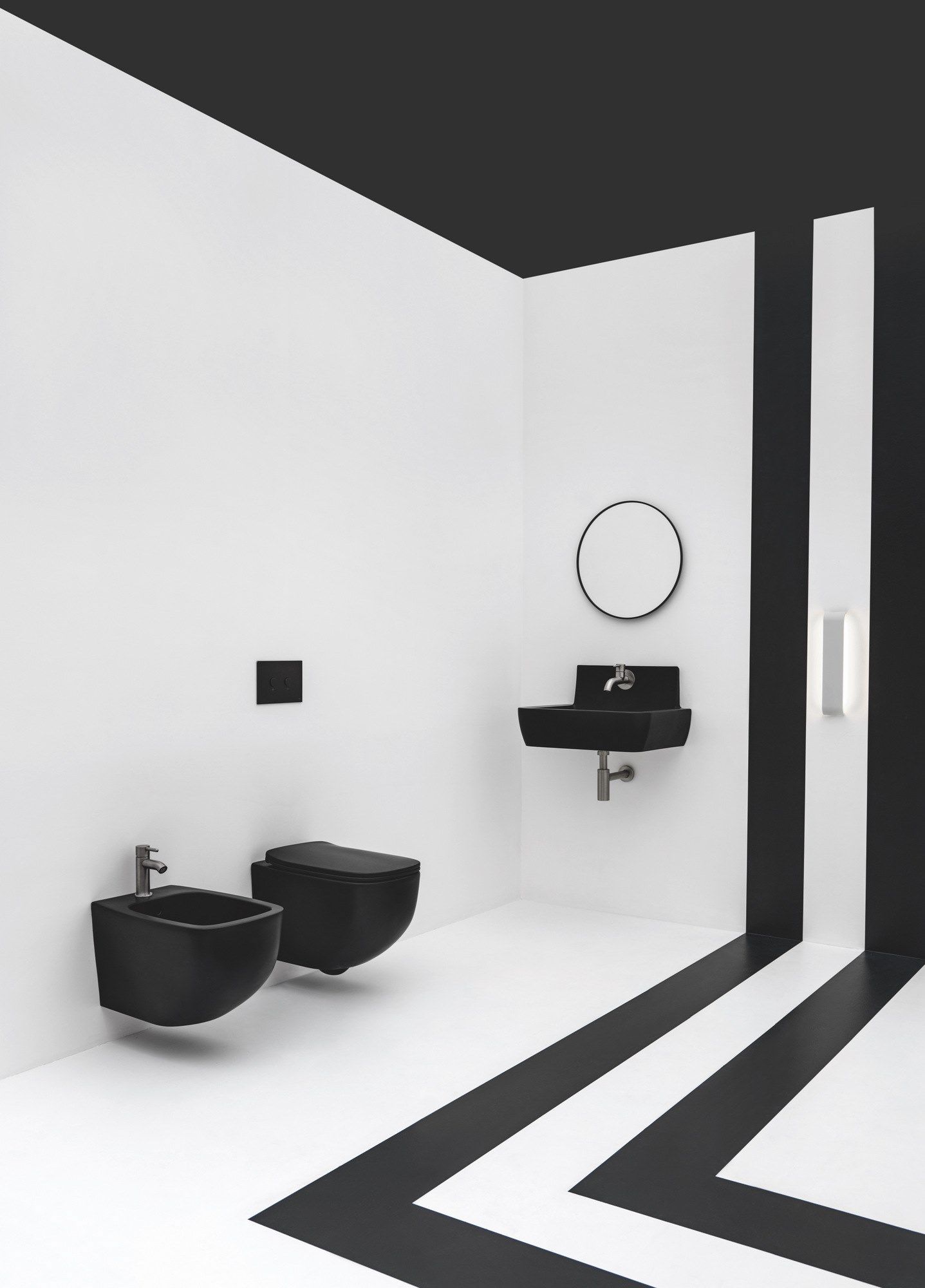 WHITE JAM Wallhung ceramic toilet By Axa