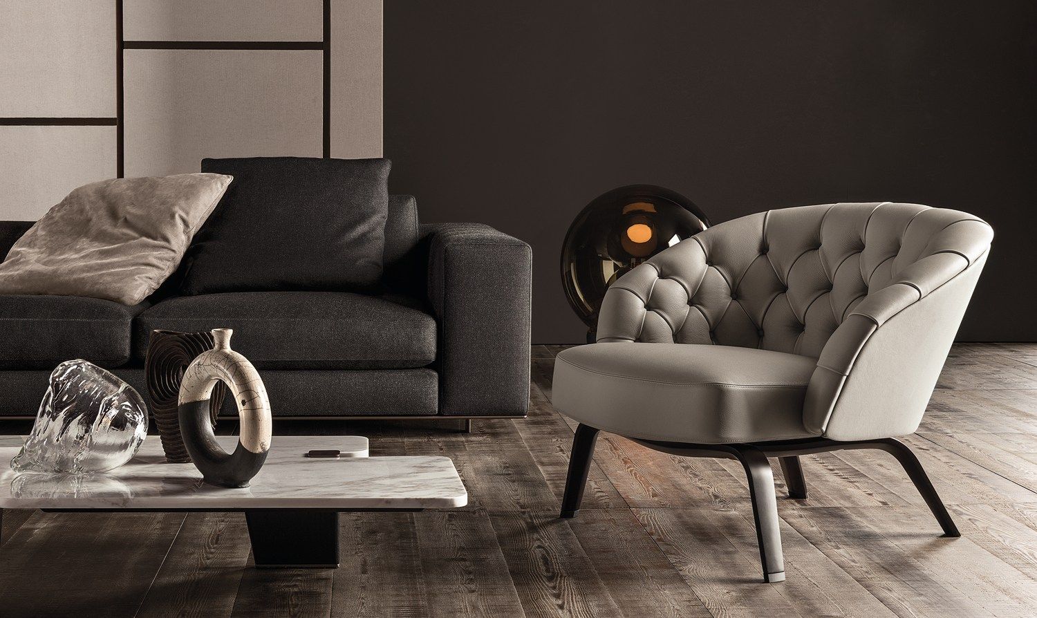 Poltrona WINSTON By Minotti design Rodolfo Dordoni