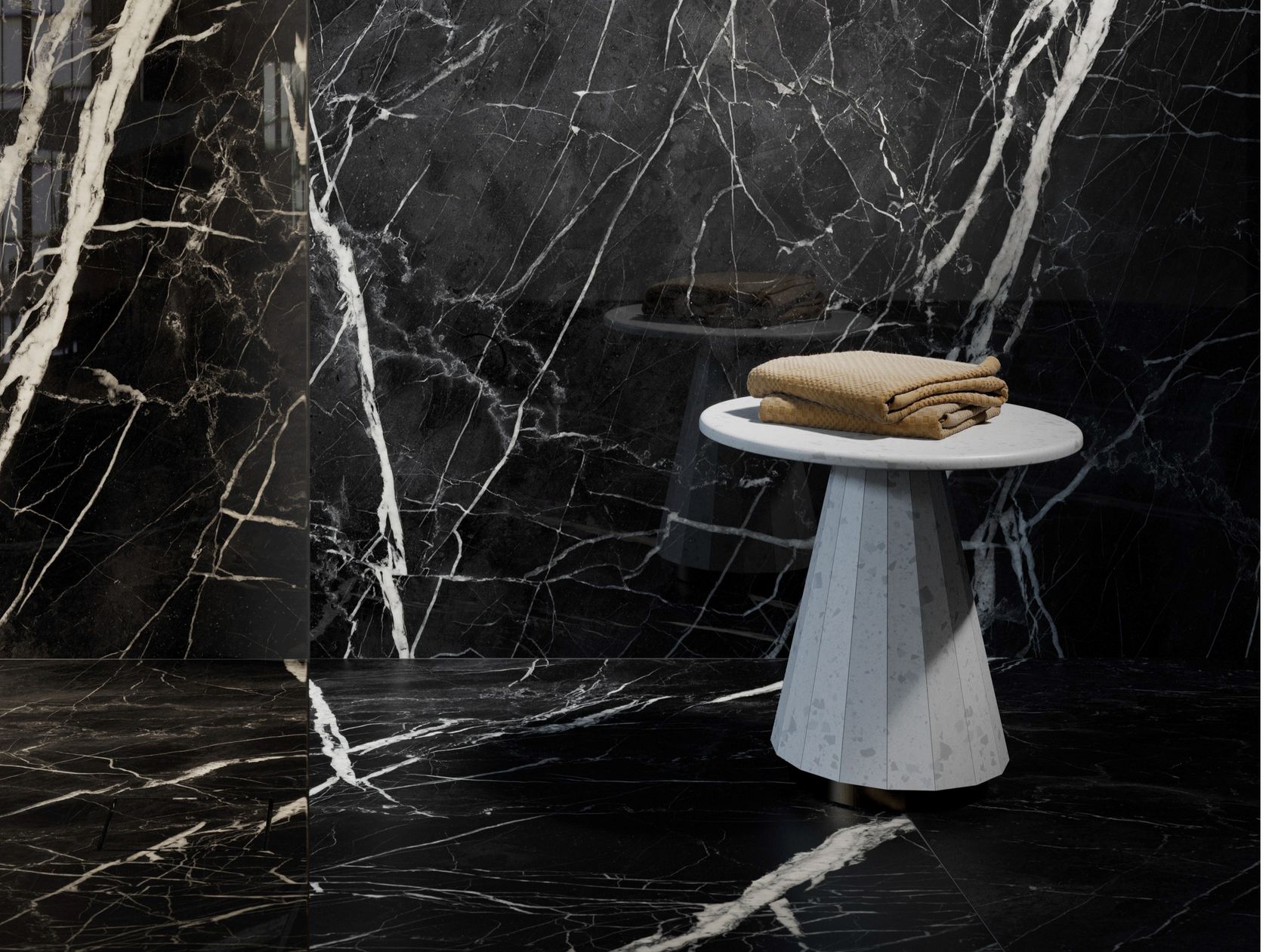 XTONE MARQUINA BLACK Bodenbelag By Porcelanosa