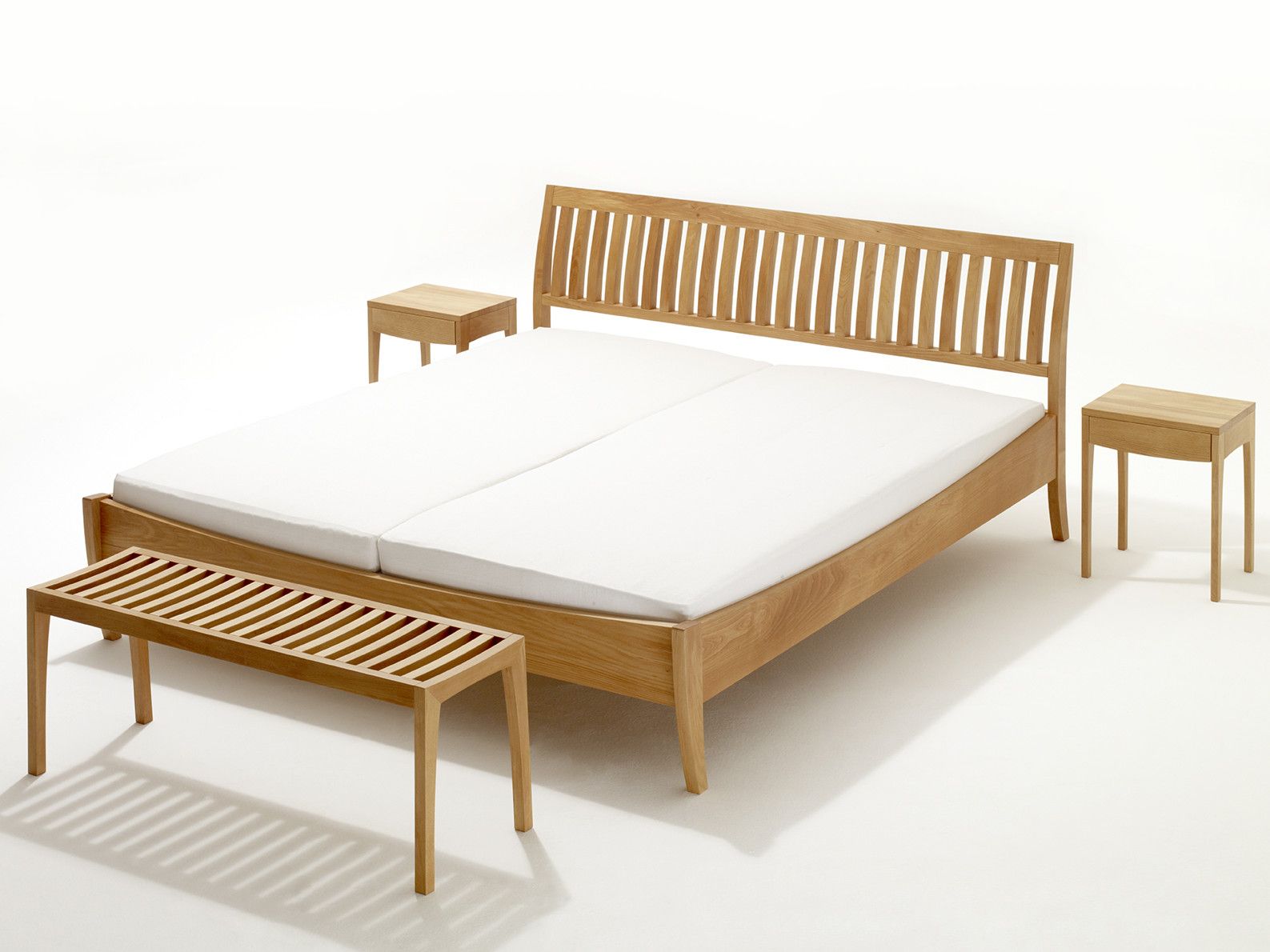 ZEBRA Wooden bench By Sixay furniture design László Szikszai