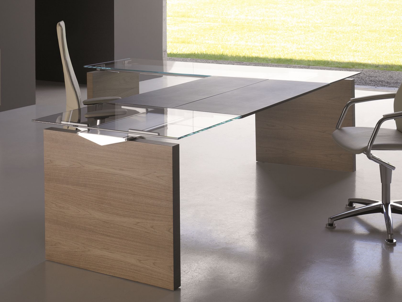 A2 DIRECTIONAL | L-shaped office desk A2 Collection By BK Contract ...