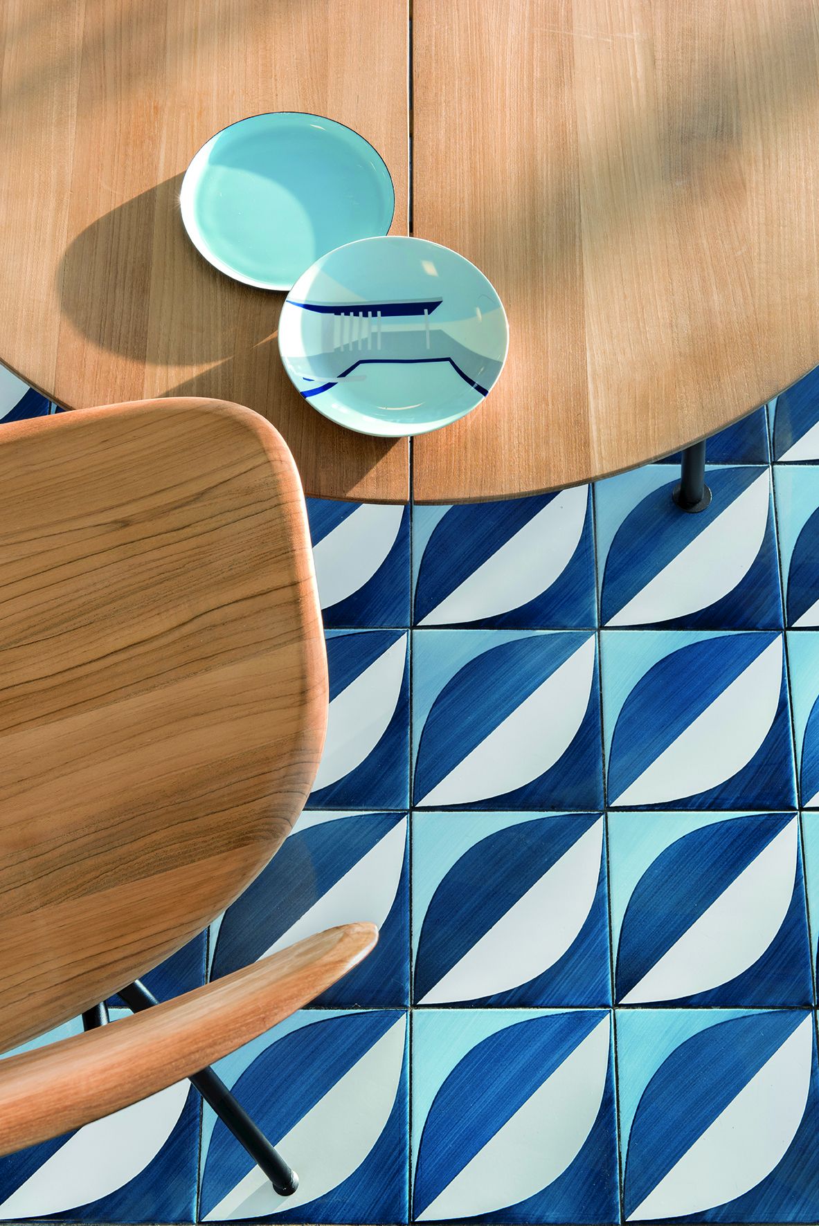 AGAVE Round coffee table Agave Collection By Ethimo design Mattia