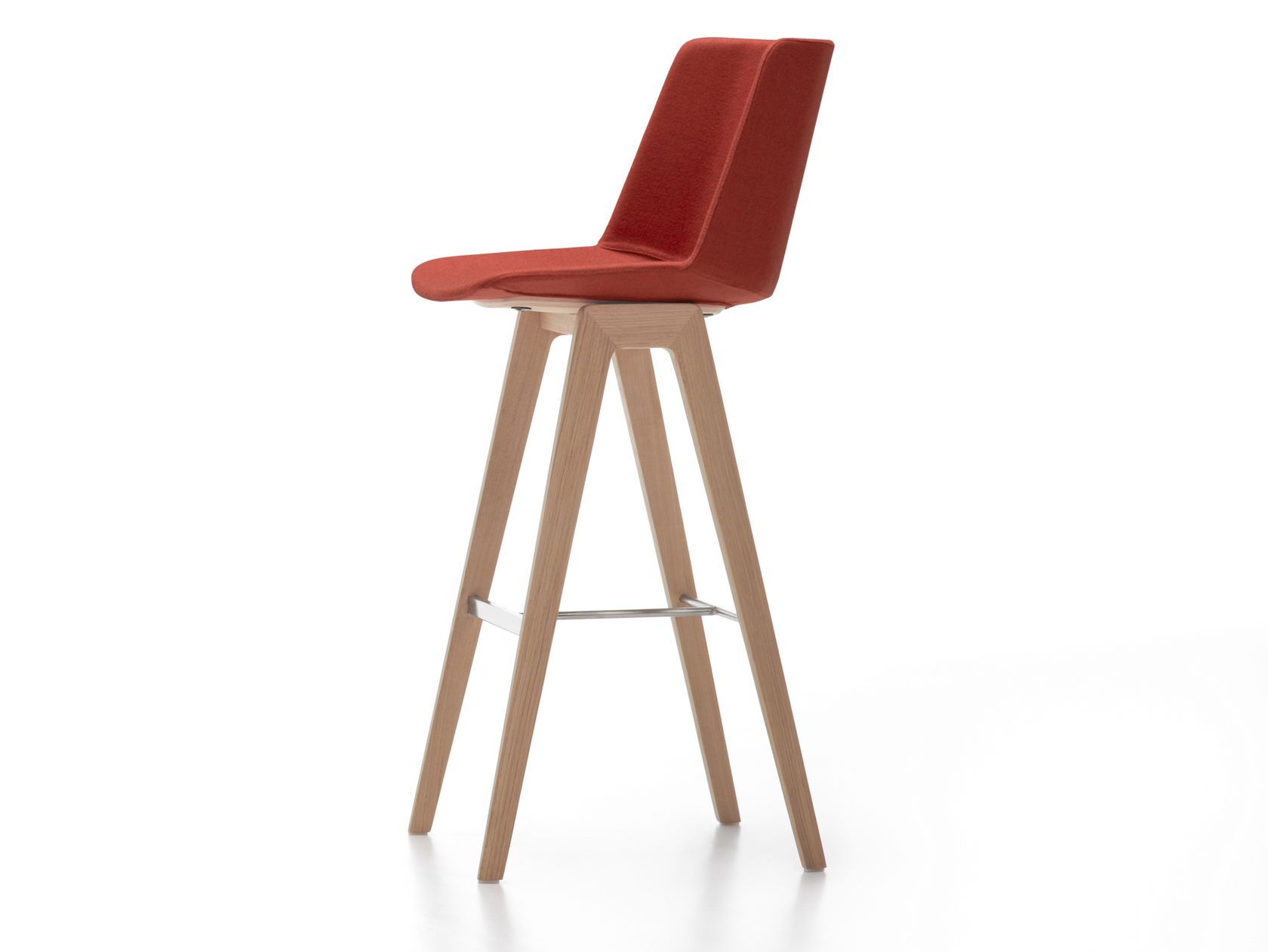 AÏKU STOOL High fabric stool with back By mdf italia | design Jean ...