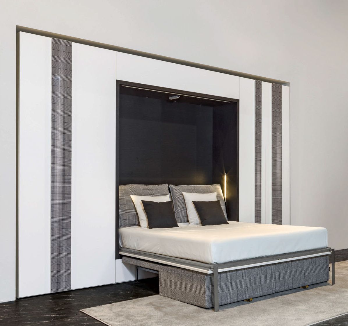 Storage wall with fold-away bed ALCOVA LIGHT - COMPOSITION 12 Alcova ...