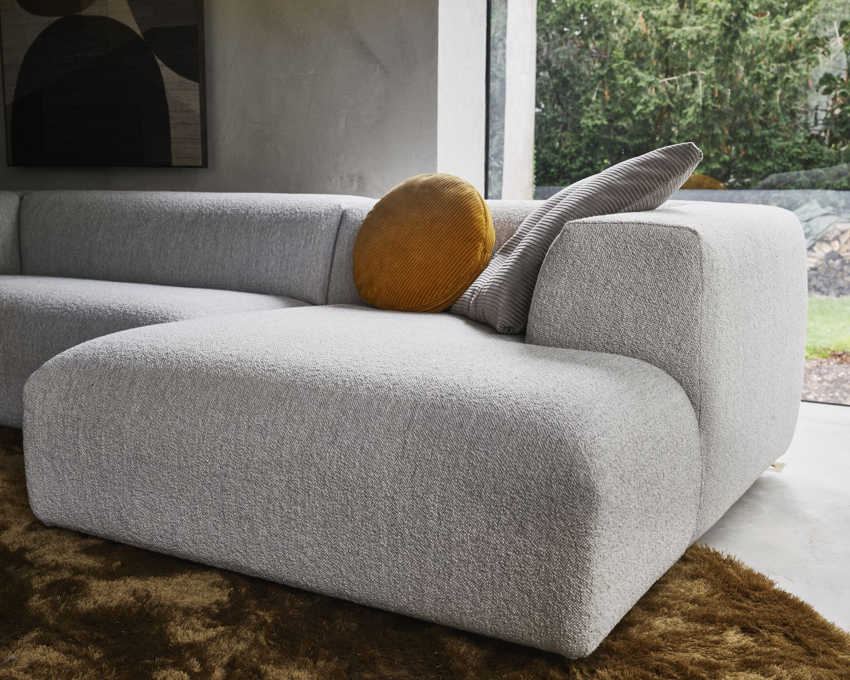 AZTEC Sofa with chaise longue Aztec Collection By Montis design