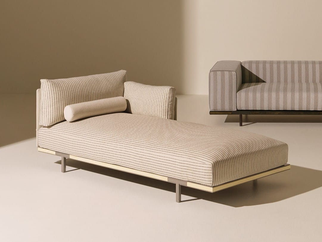 BAIA Garden daybed Fabric Garden daybed By Ethimo design Christophe