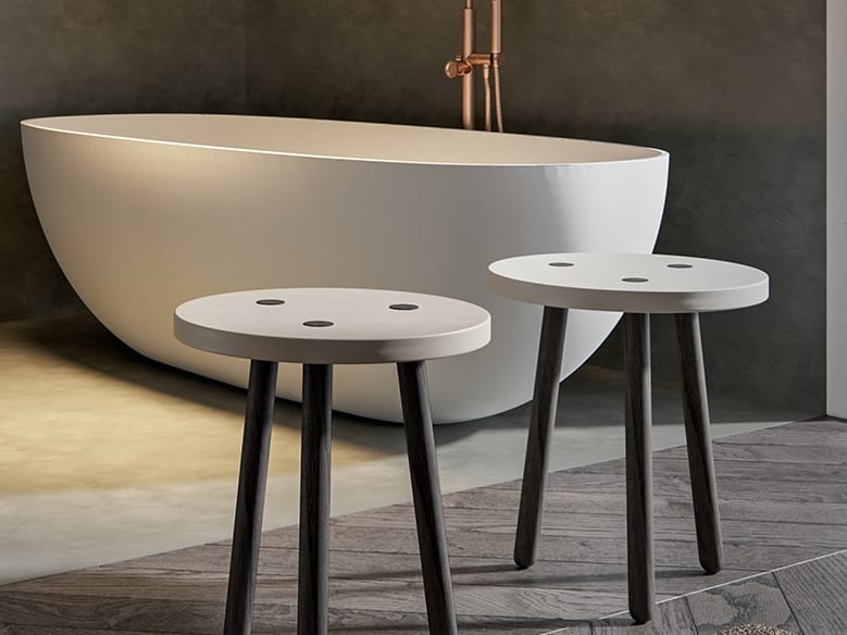 NATURE Bathroom stool Nature Collection By Edoné by Agorà