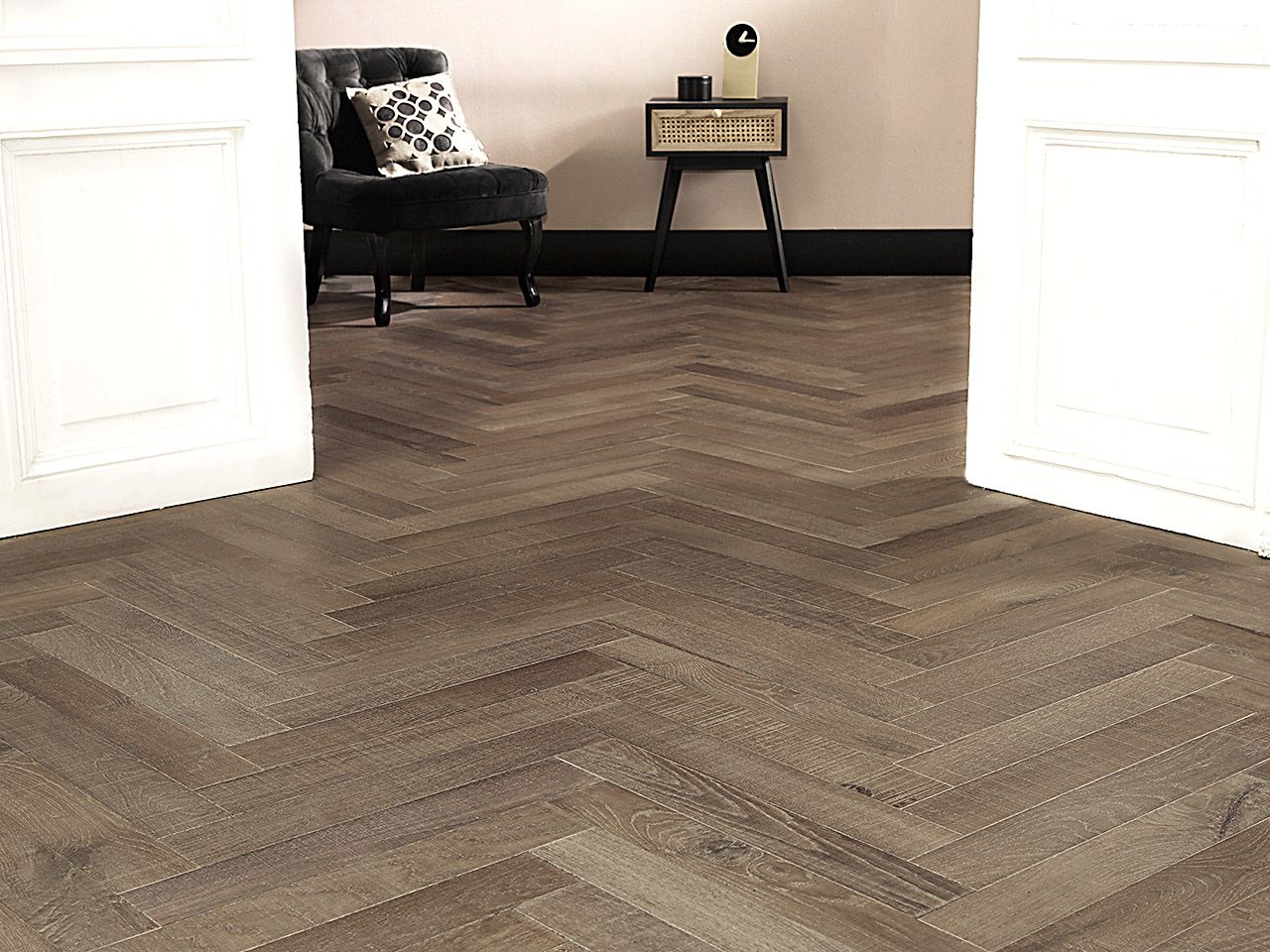 Parquet en bois massif BÂTON ROMPUS URBAN Collection Les Motifs By ...