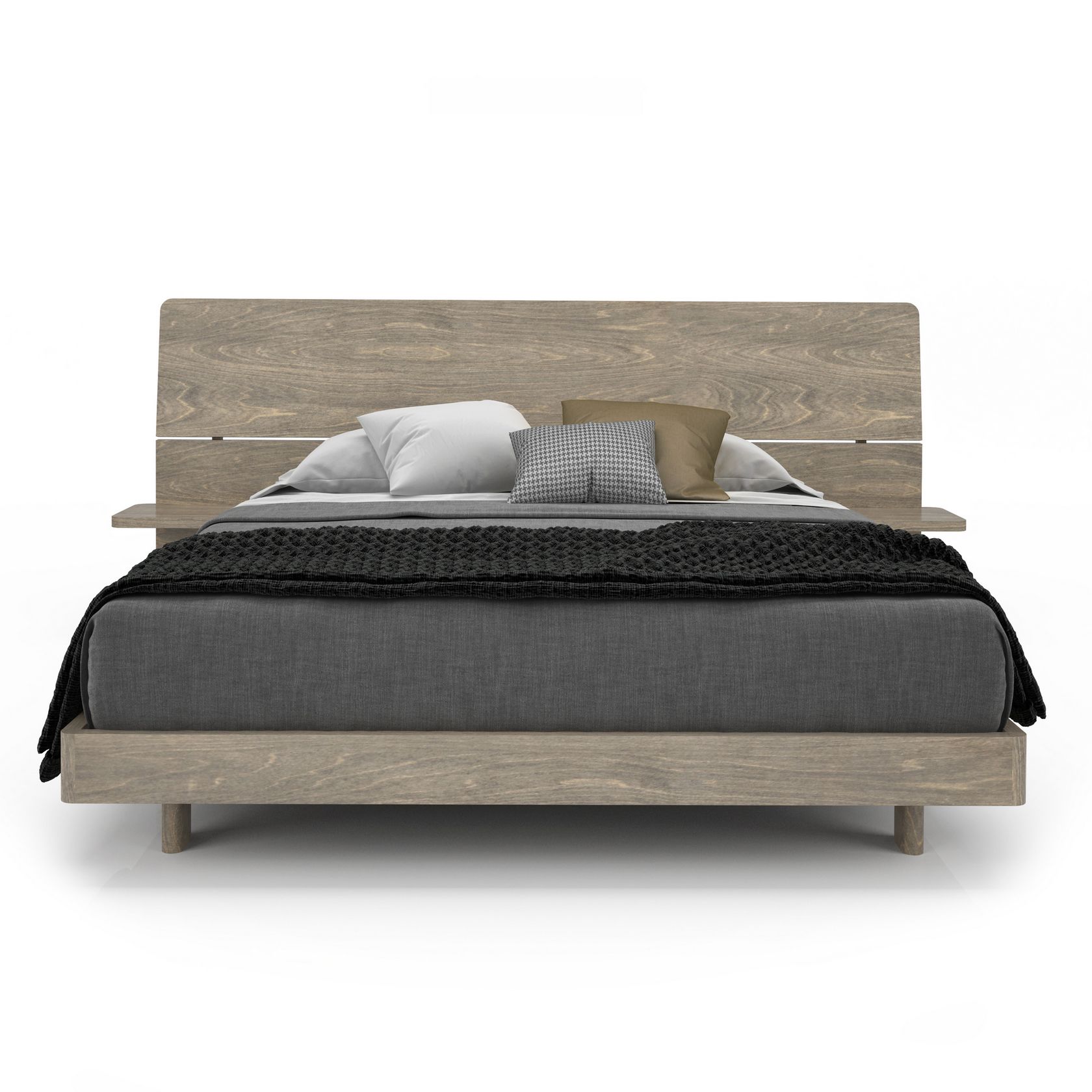 ALMA Bed with integrated nightstands Alma Collection By Huppé design