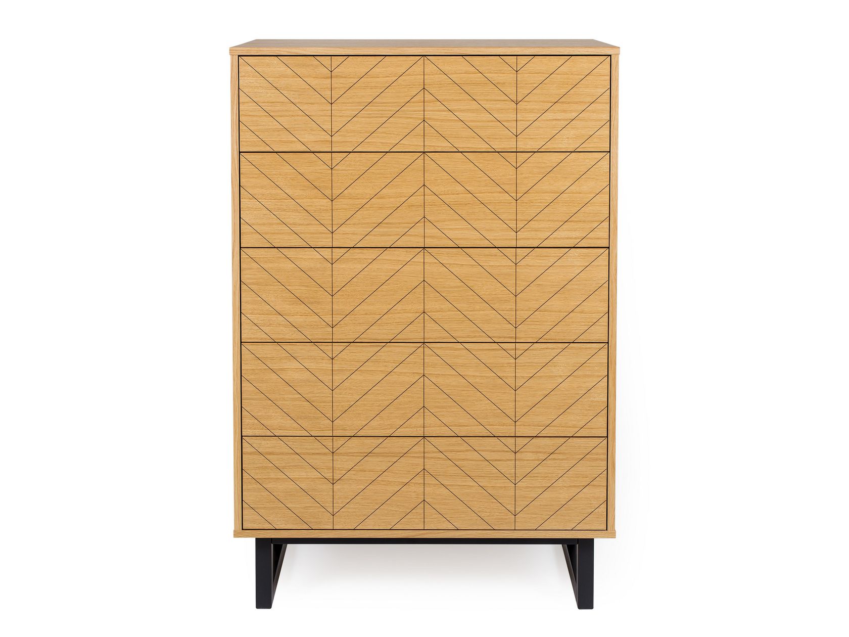 CAMDEN HERRINGBONE Chest of drawers Camden Collection By Woodman