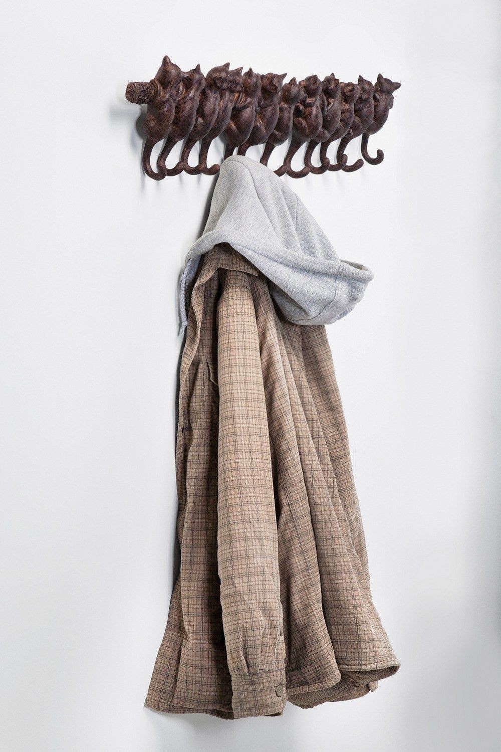 Wallmounted coat rack CATS By KAREDESIGN