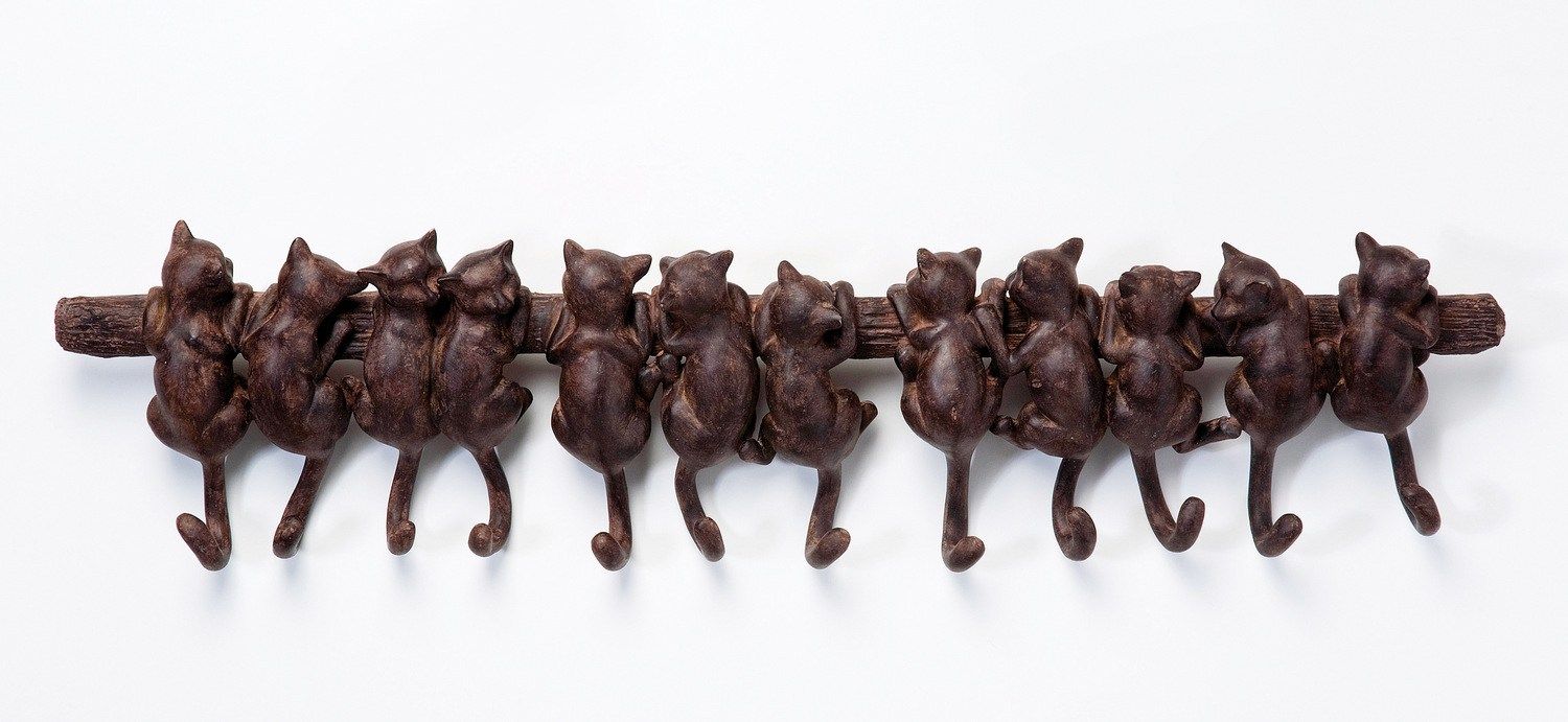 Wallmounted coat rack CATS By KAREDESIGN