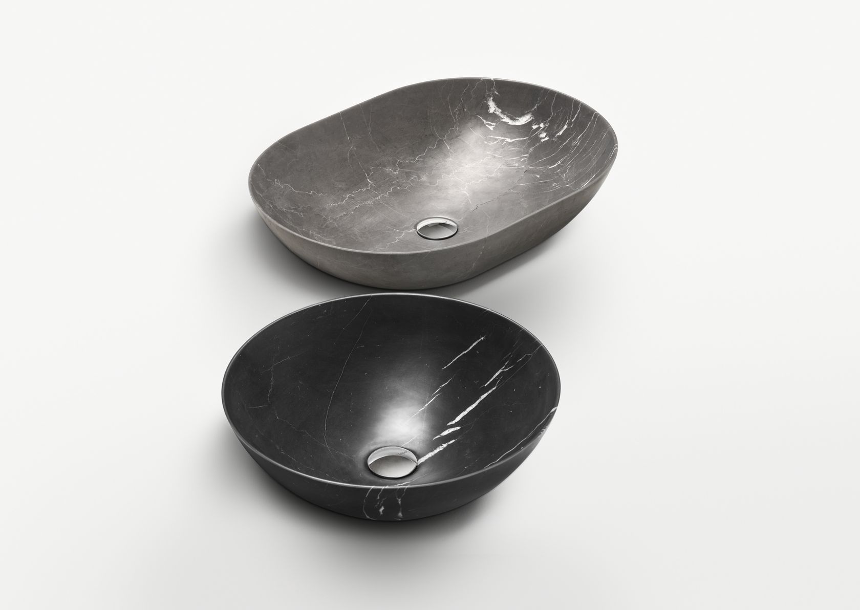 CIOTOLA 43 Marble washbasin Countertop round marble washbasin By