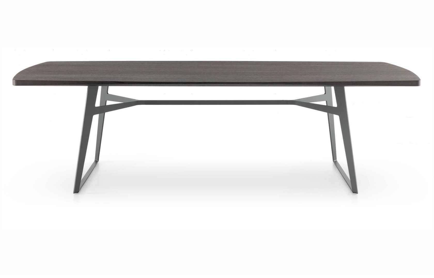 Rectangular wood veneer table CLIPPER Table By poliform design Carlo