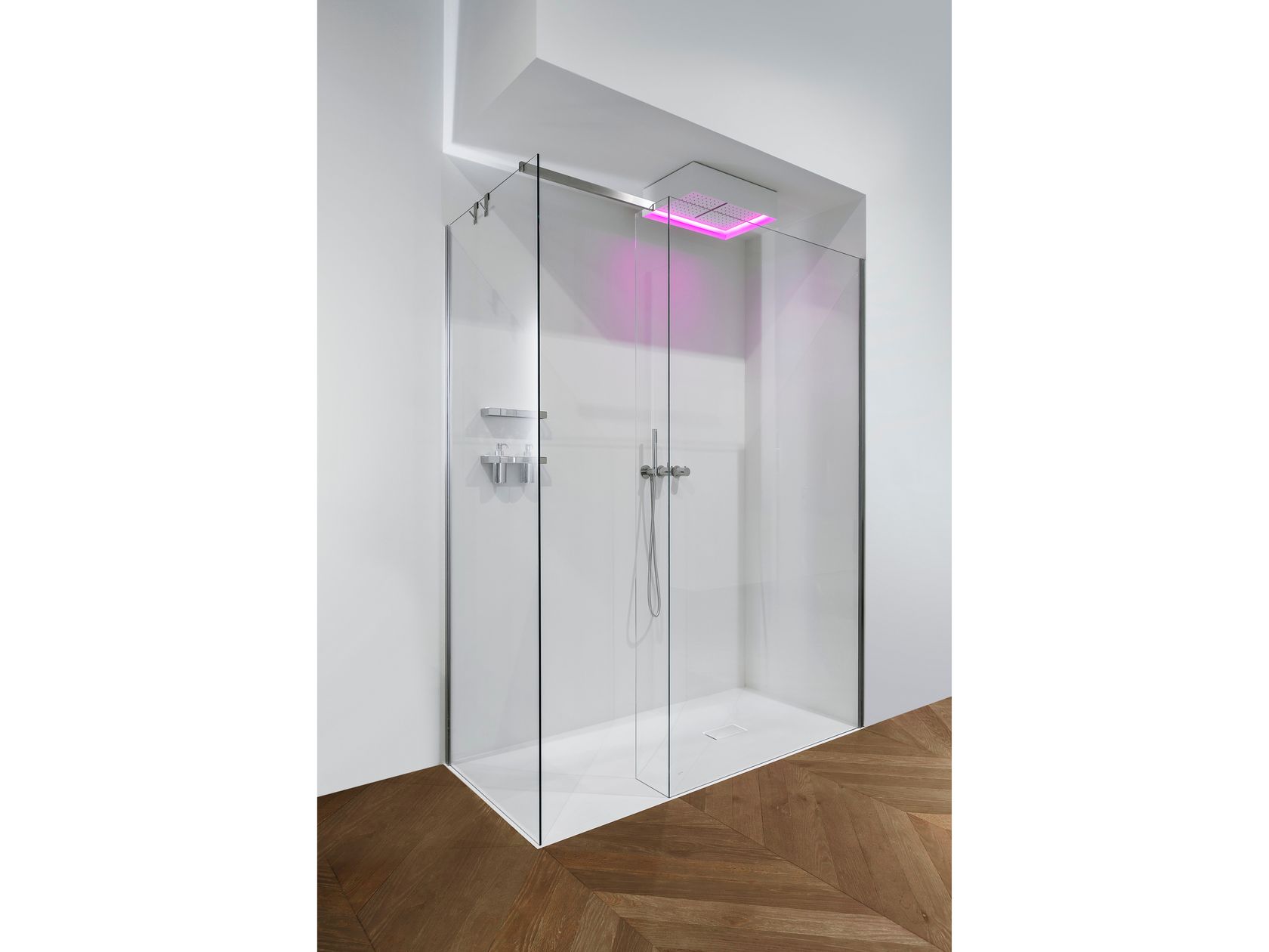 COMBI Corner shower cabin By Antonio Lupi Design design Nevio Tellatin
