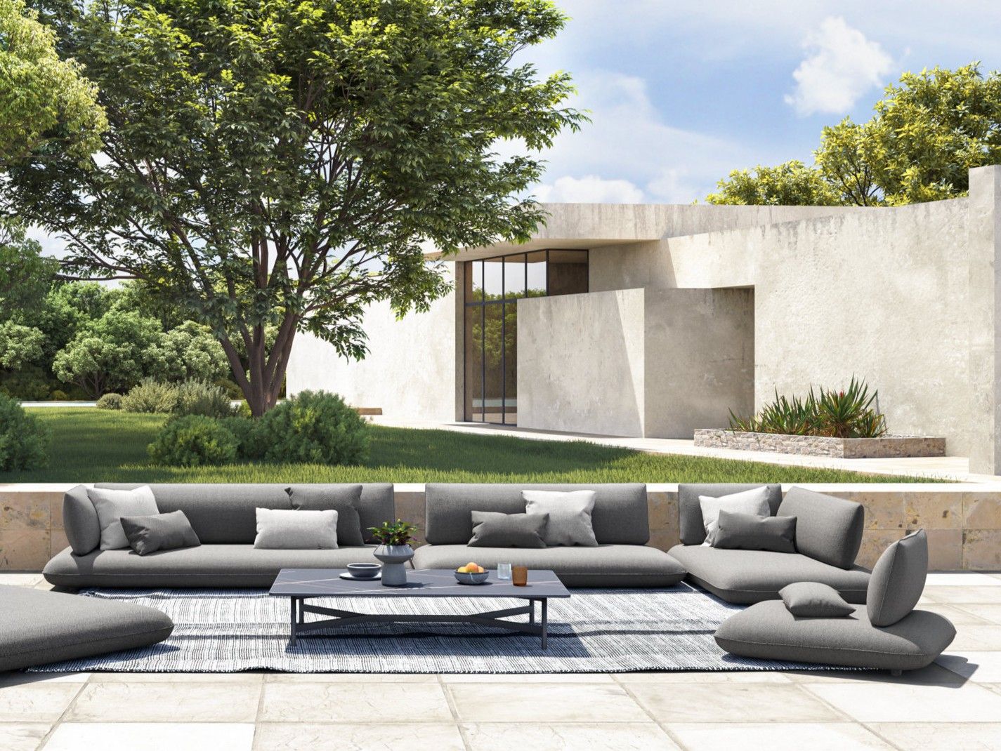 OZE Corner garden sofa By IVINI