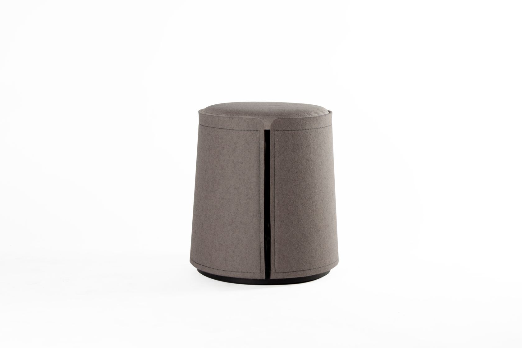 LES CONTEMPORAINS Fabric pouf By Roche Bobois | design Joëlle Rigal