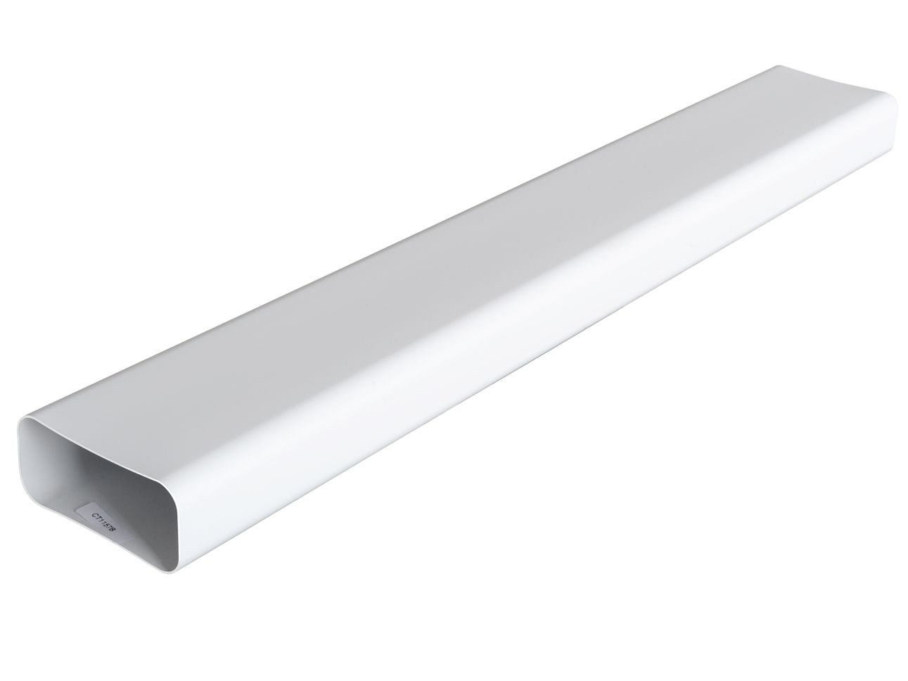 Tubo Aerazione Canalizzata In ABS 120x60mm - Lunghezza 1m, Per Cucine E Bagni, Ricambio Aria