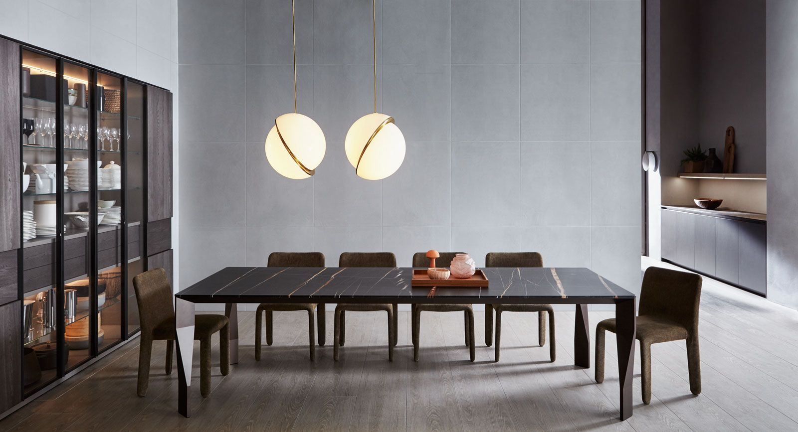DIAMOND Rectangular marble dining table By Molteni & C. | design ...