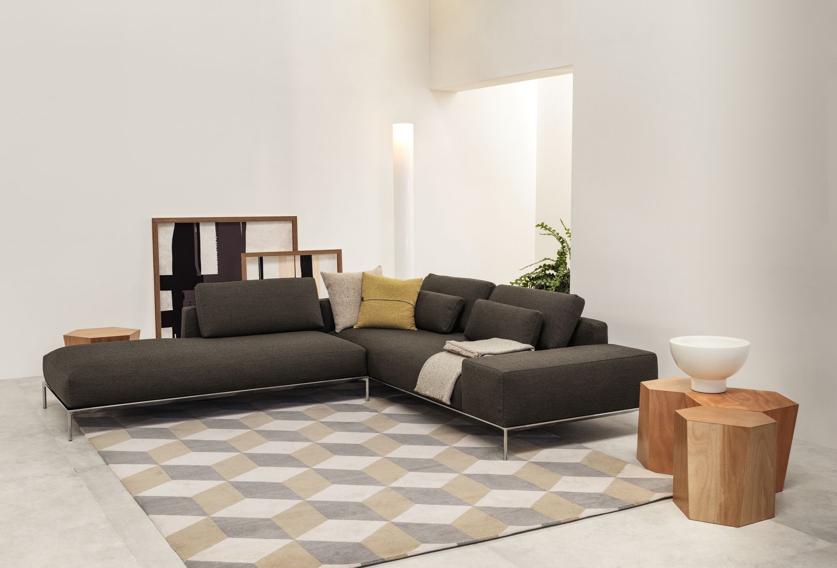 DIZZY - Canapé modulable 3 places tissu personnalisable - Vue supplémentaire 3